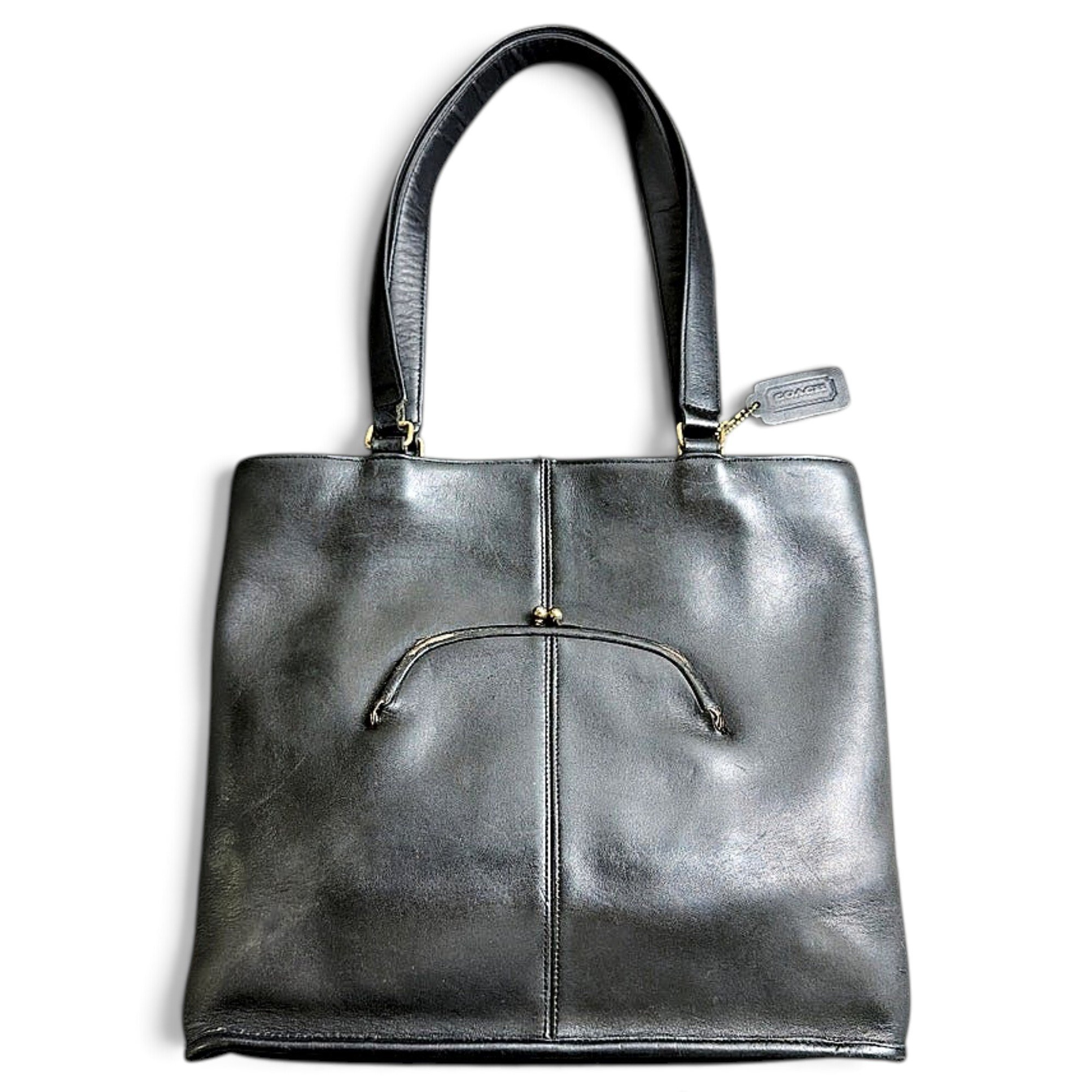 Signature Sufflette leather tote