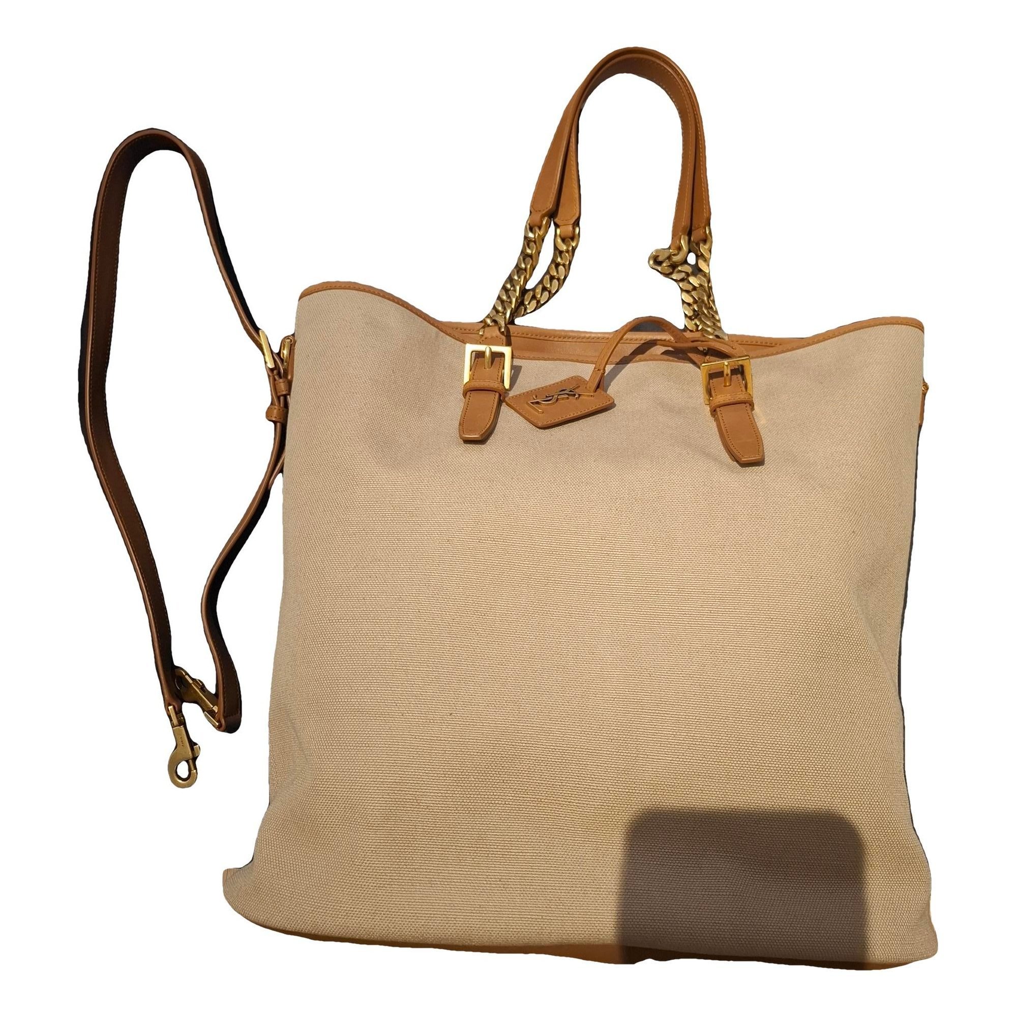 Leather tote