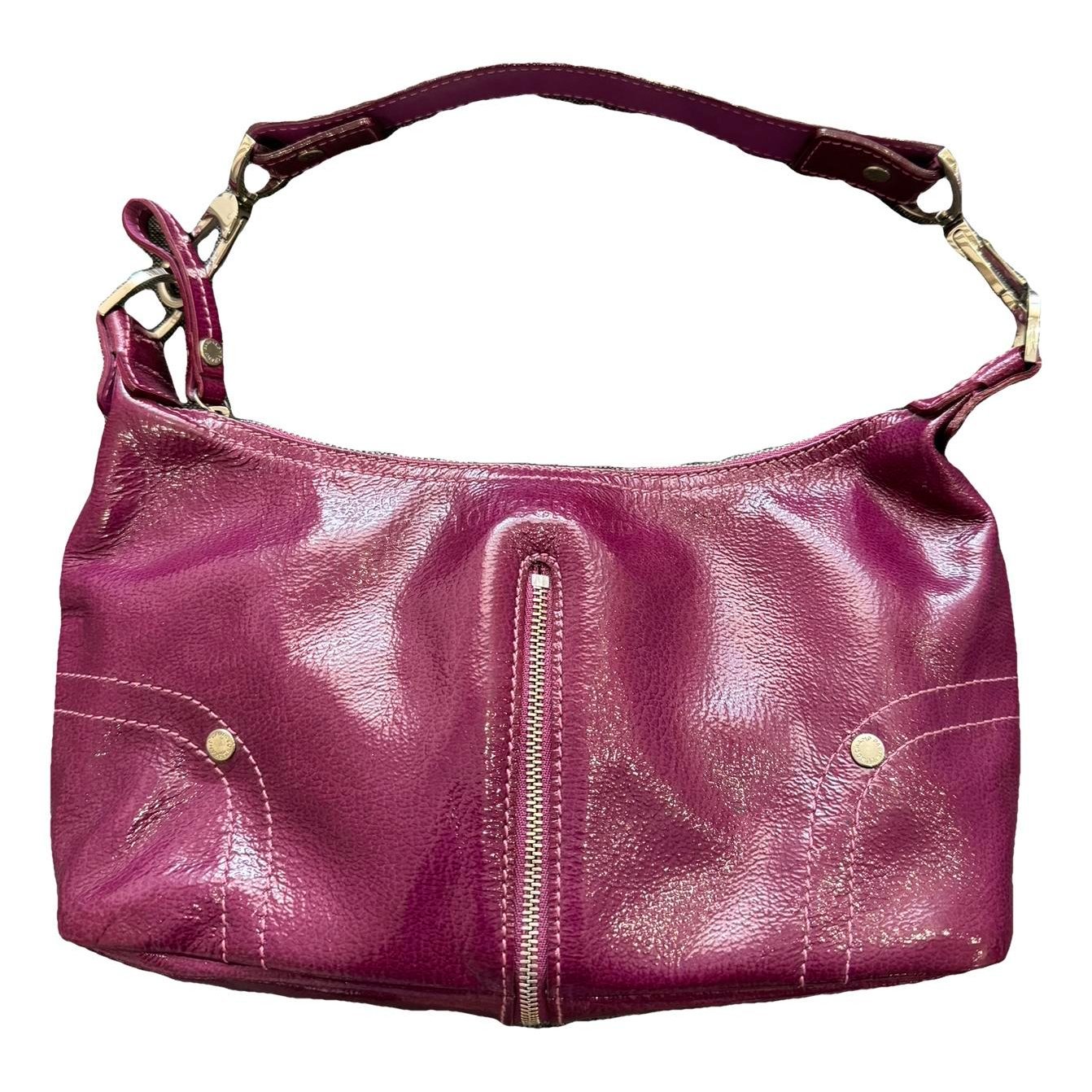 Patent leather handbag