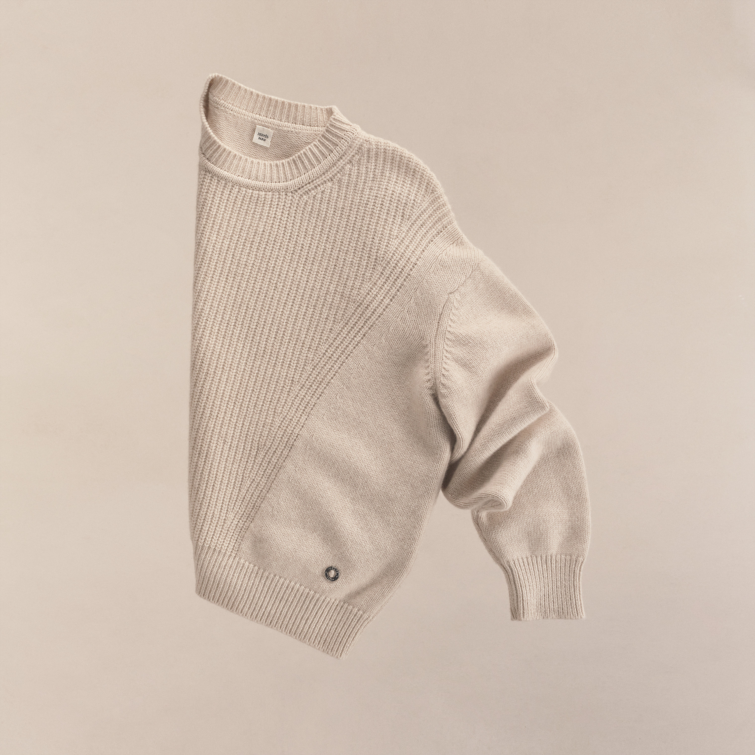 Cashmere long-sleeve sweater
