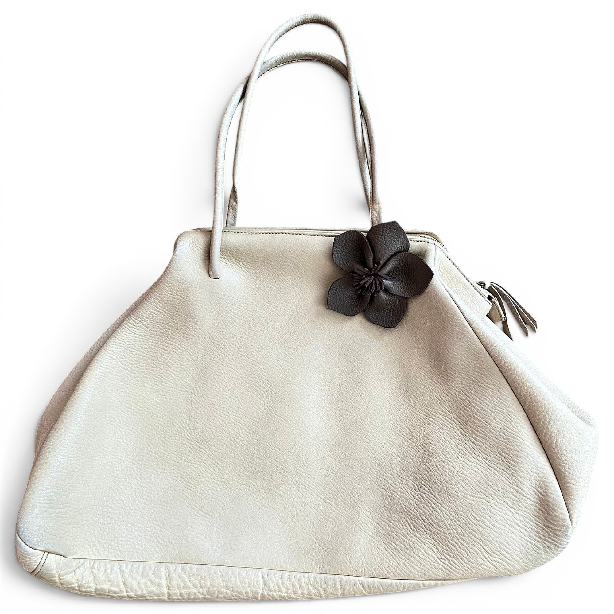 Leather handbag