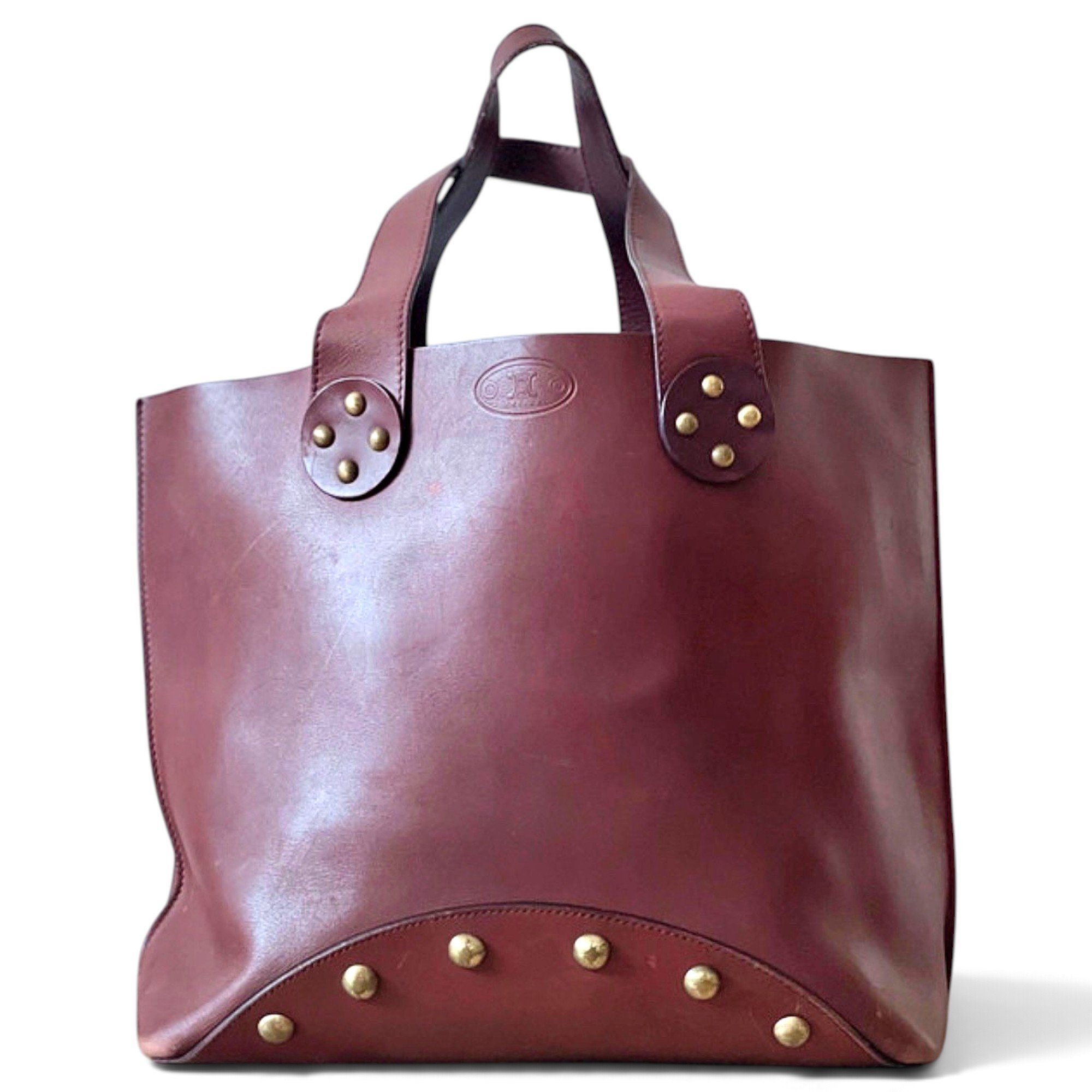 Leather handbag