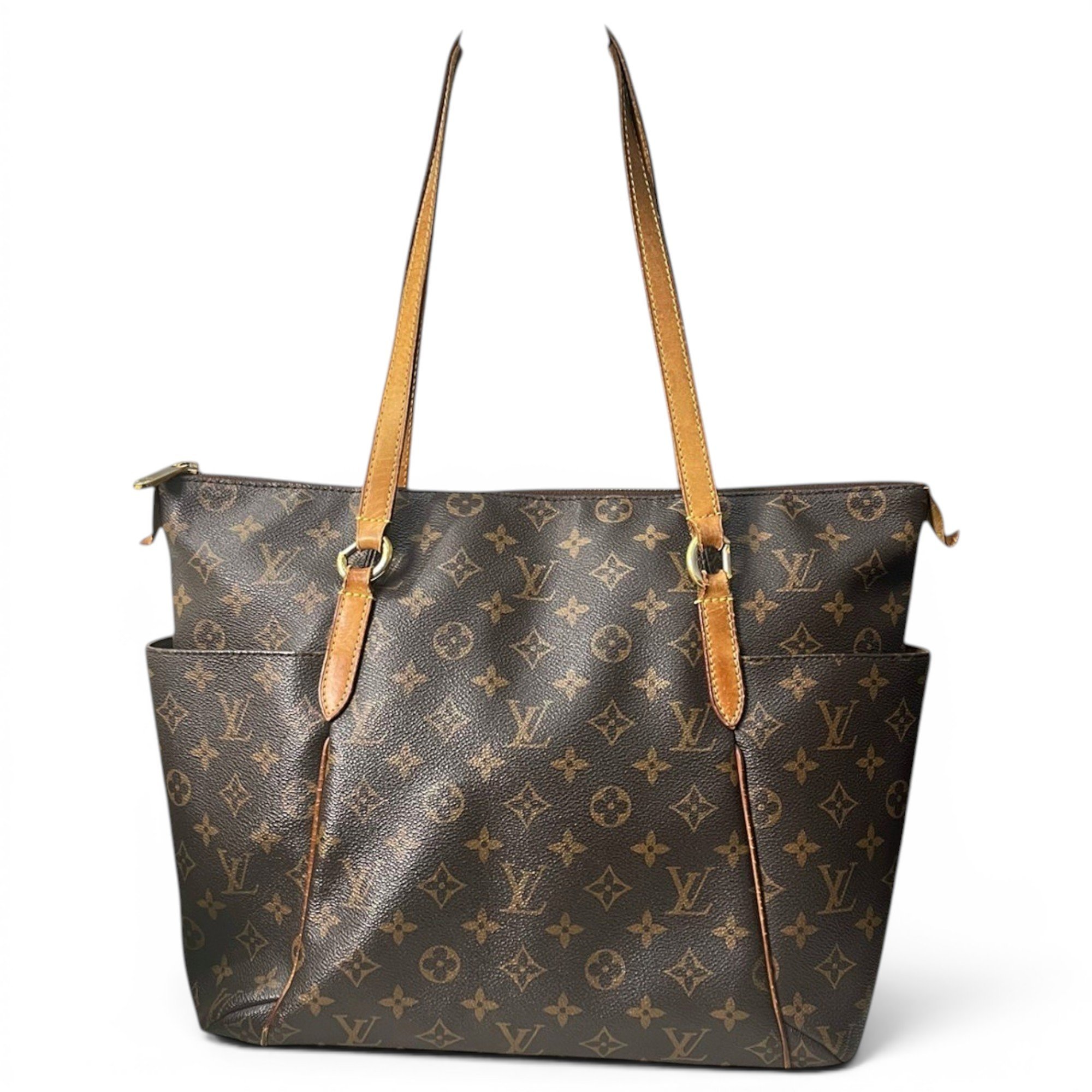 Leather tote