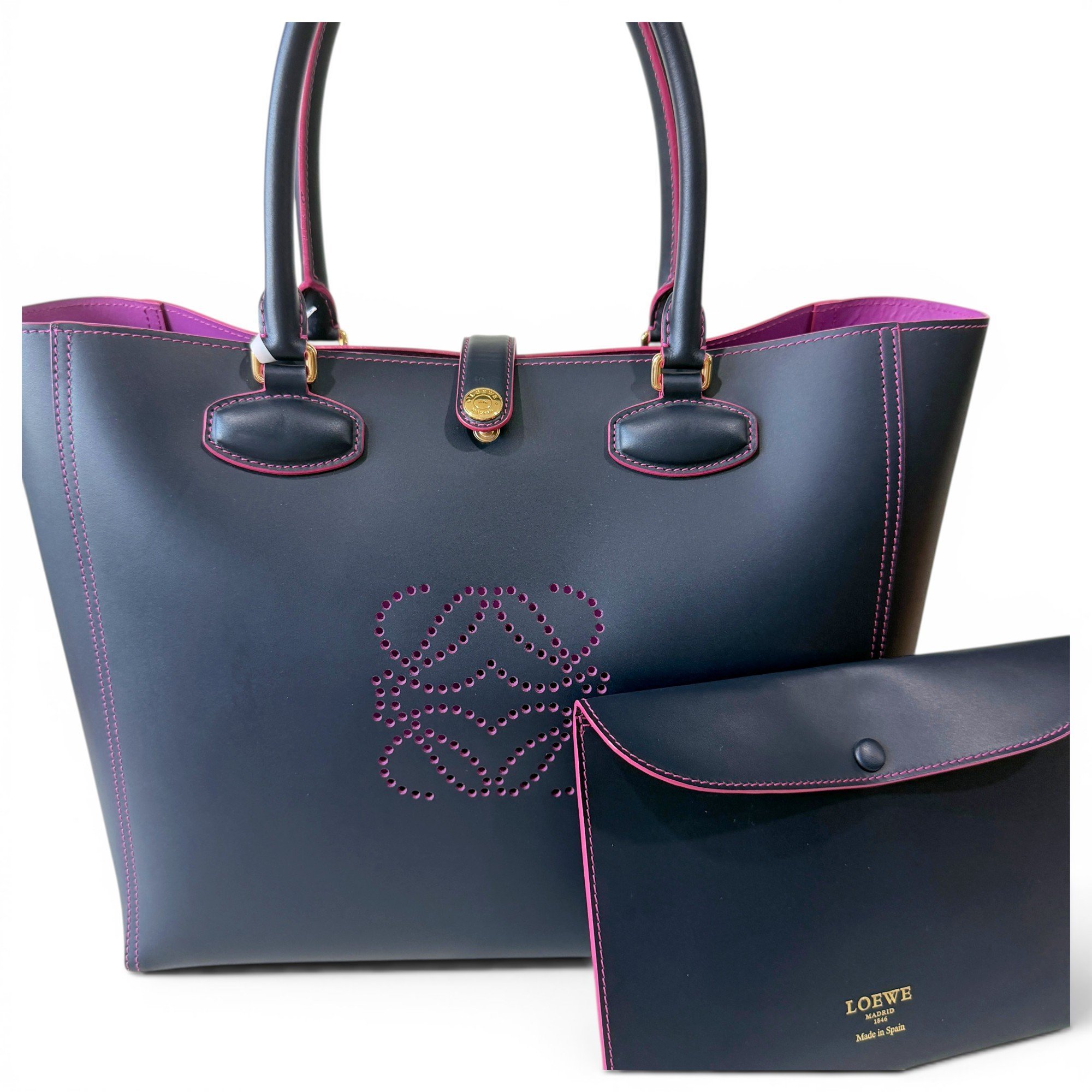 Leather handbag
