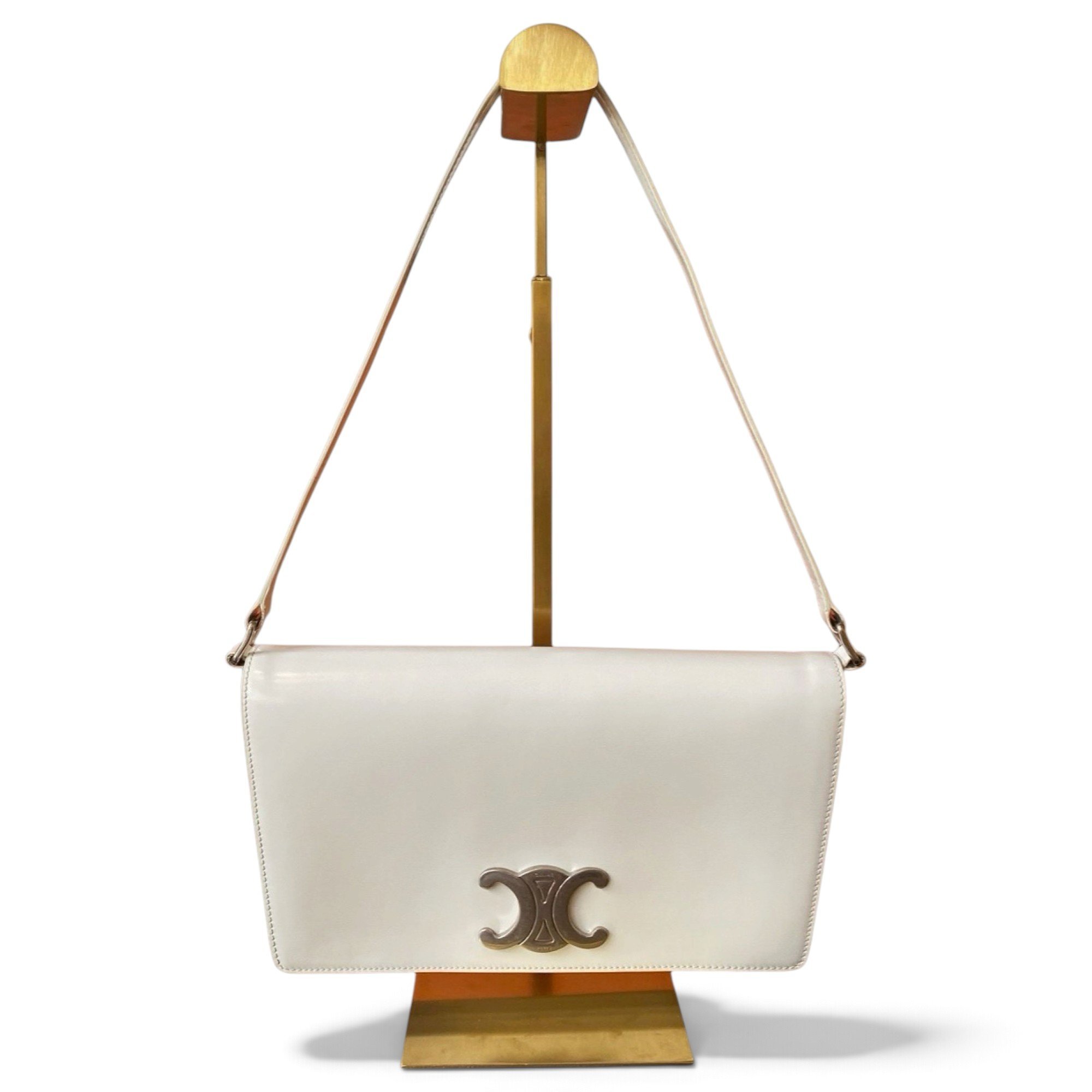 Triomphe leather handbag