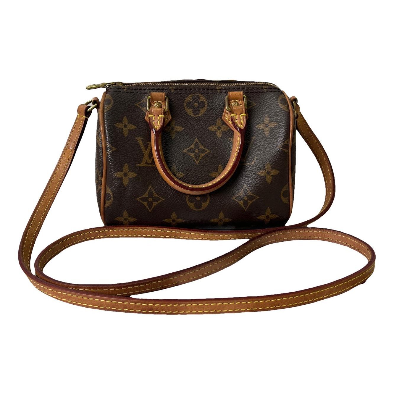 Nano Speedy / Mini HL leather handbag