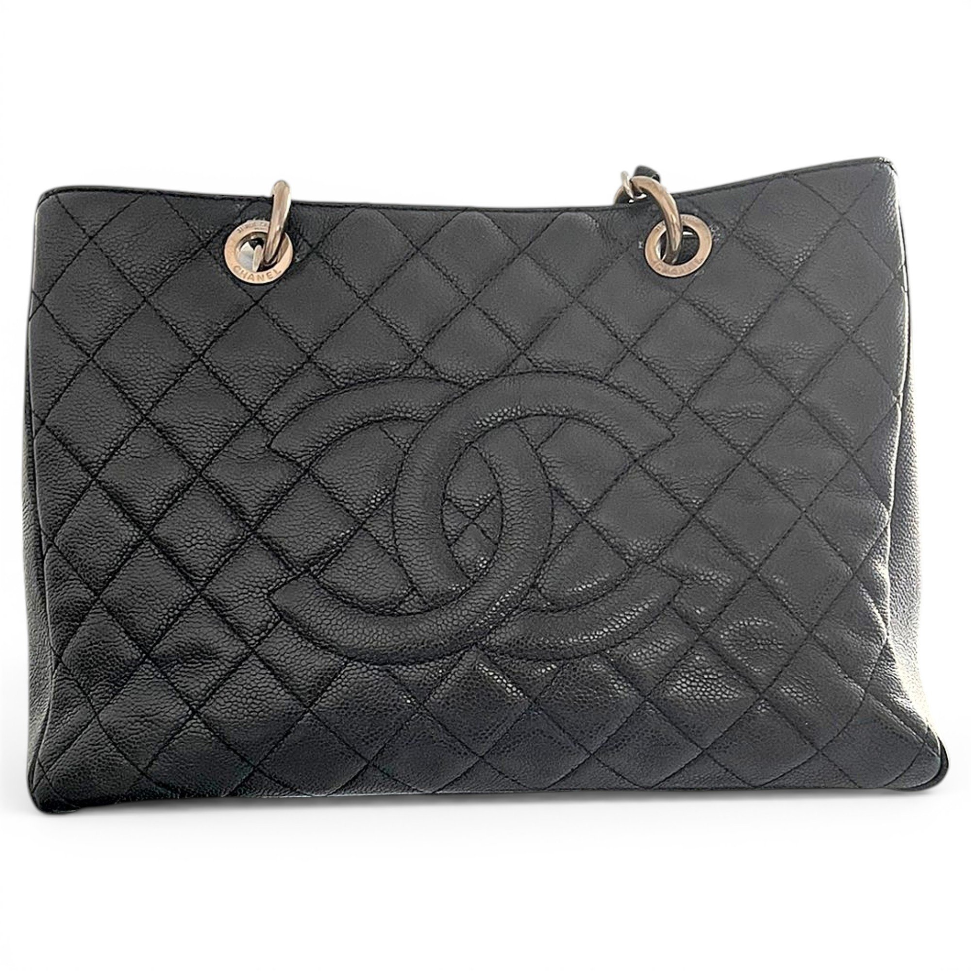 Grand shopping leather tote