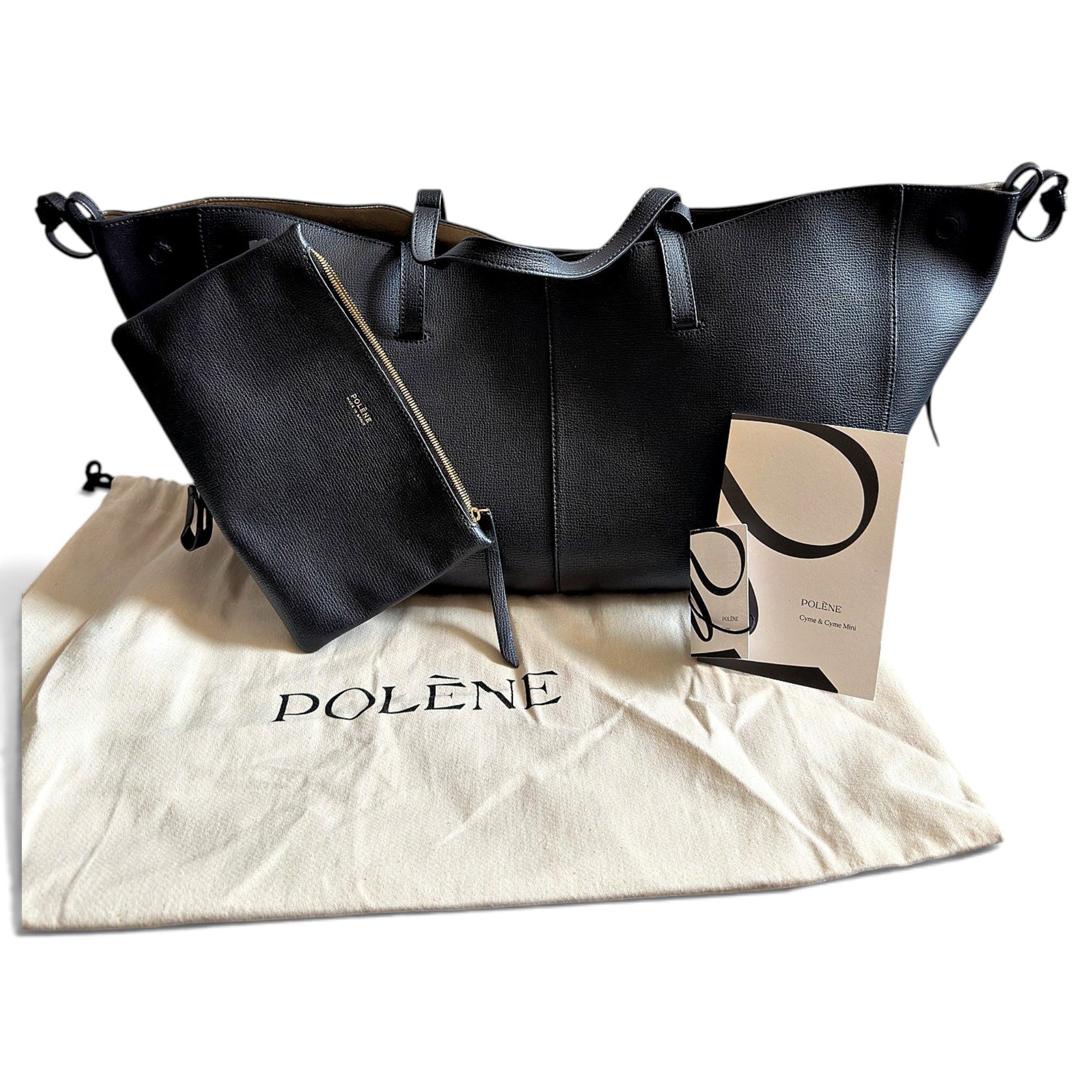 Polene Le Cabas leather tote