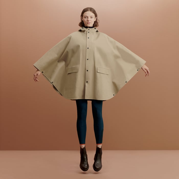 Beige Allure General Purpose Rain Cape
