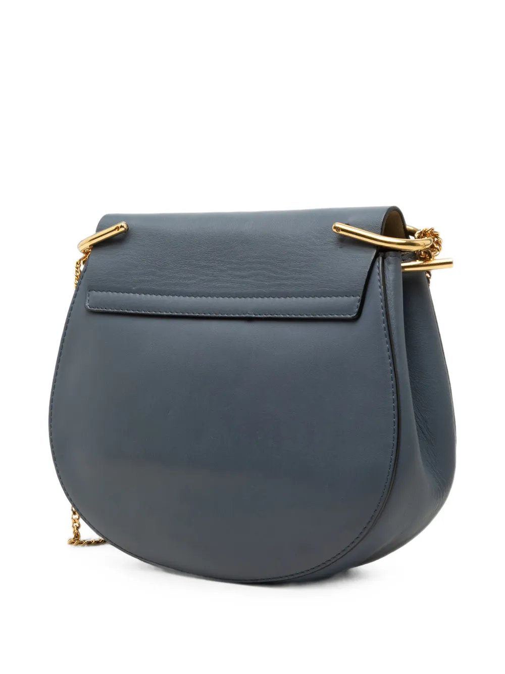 2015 Small Bicolor Smooth and Grained Calfskin Drew crossbody bag