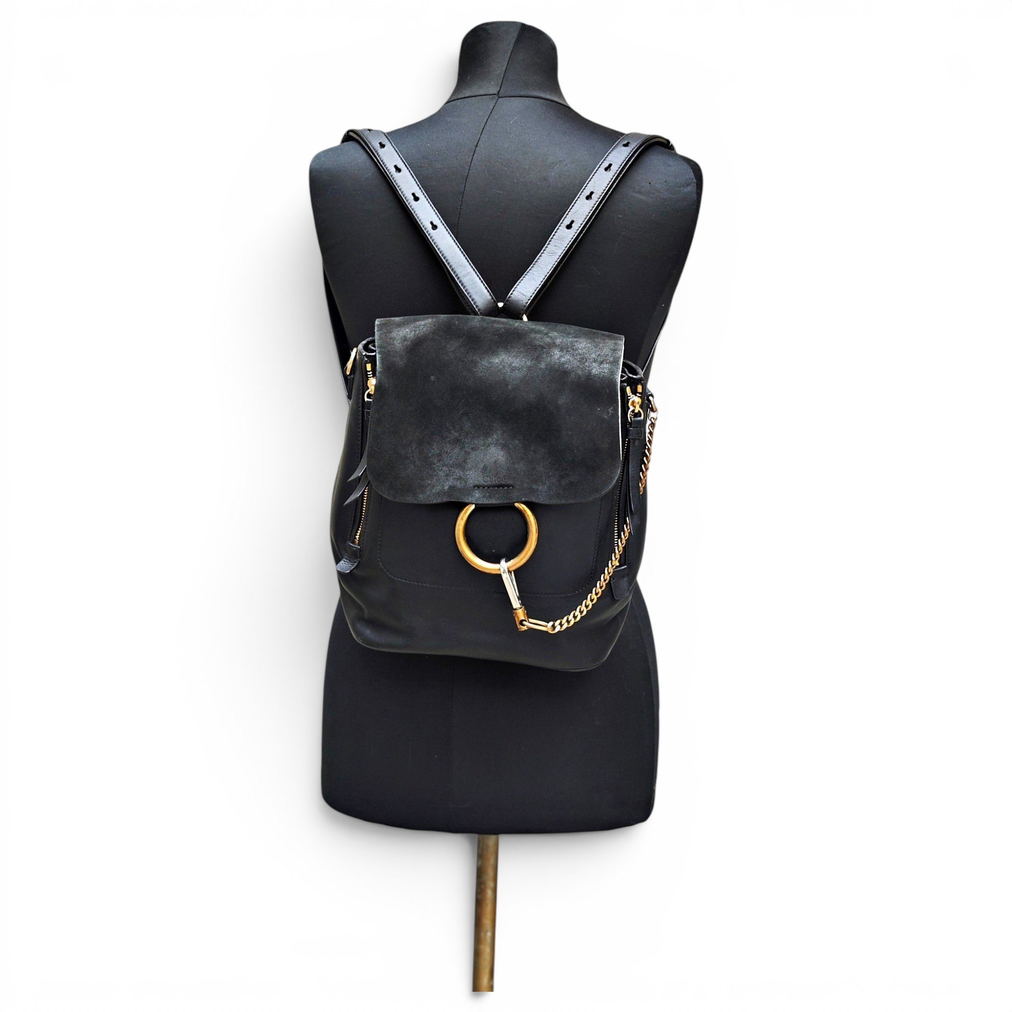 Faye leather backpack