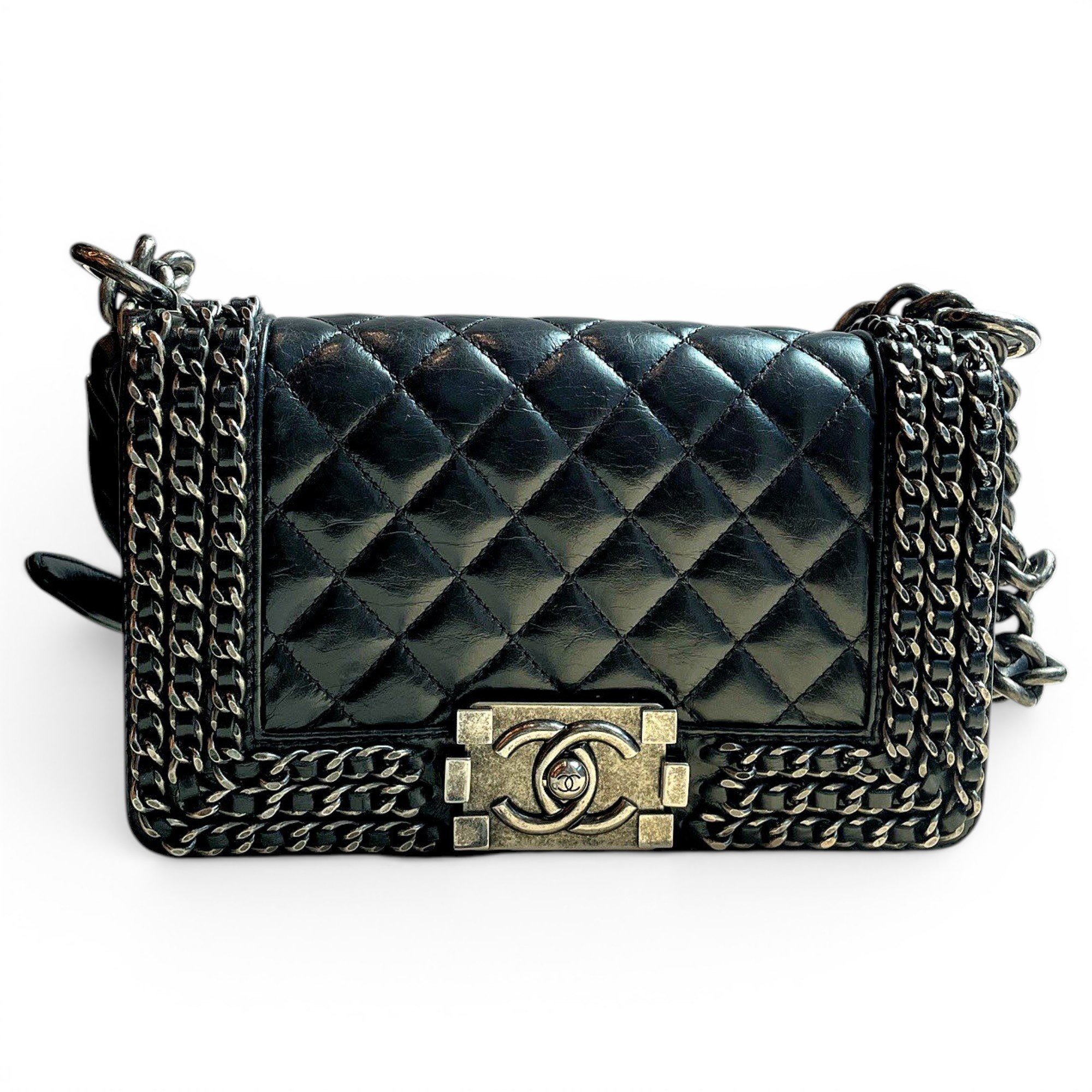 Boy leather handbag