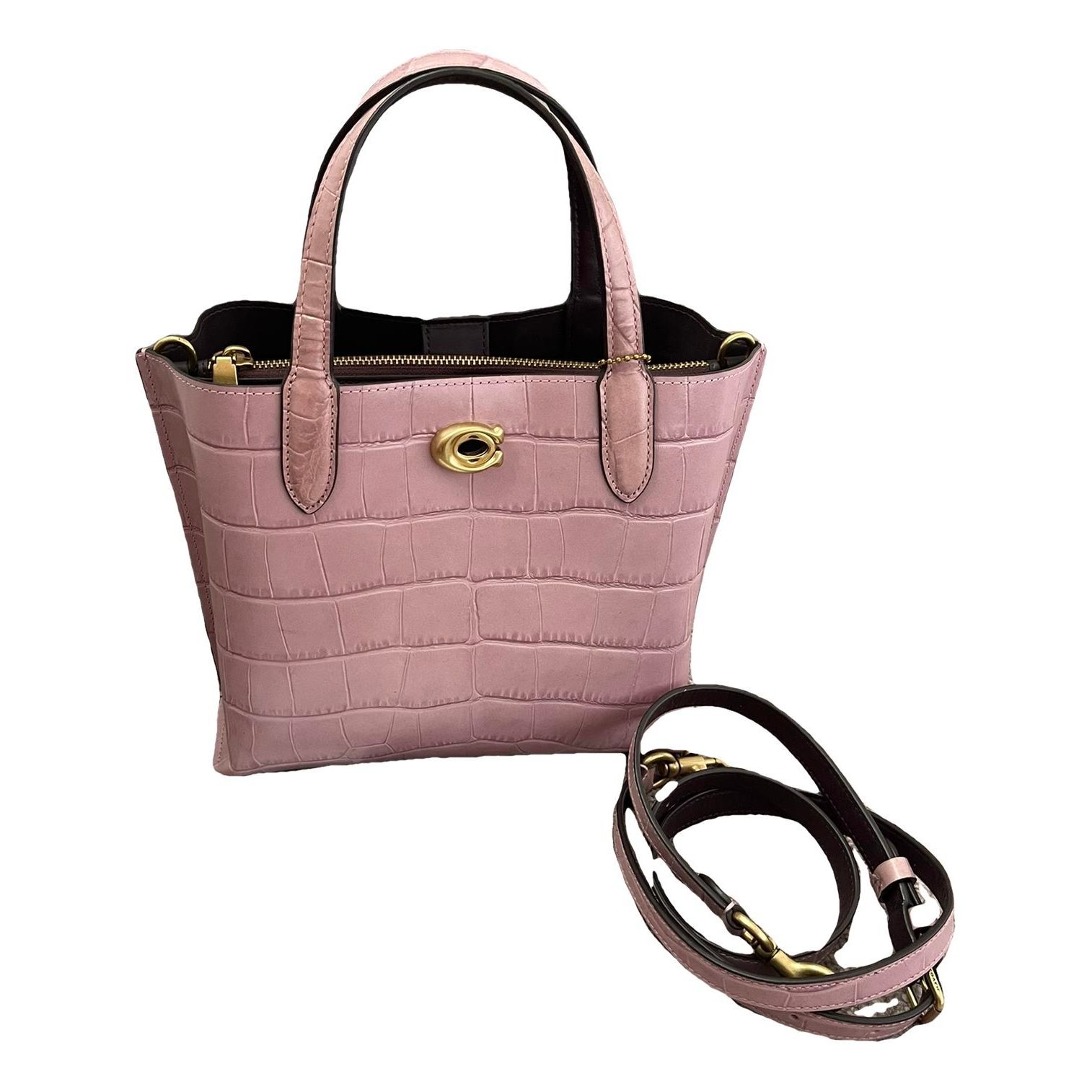 Leather tote