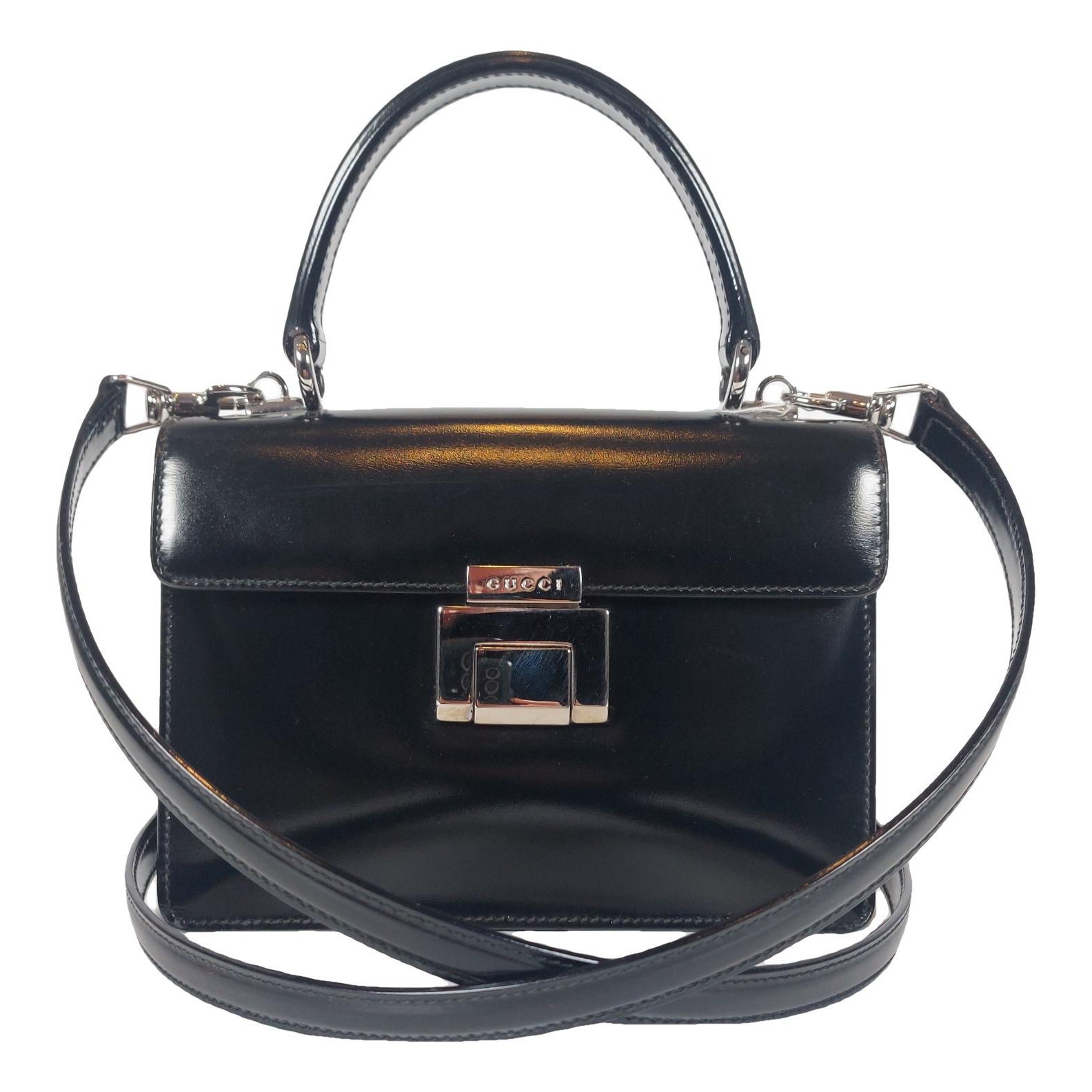 Lady Lock leather handbag