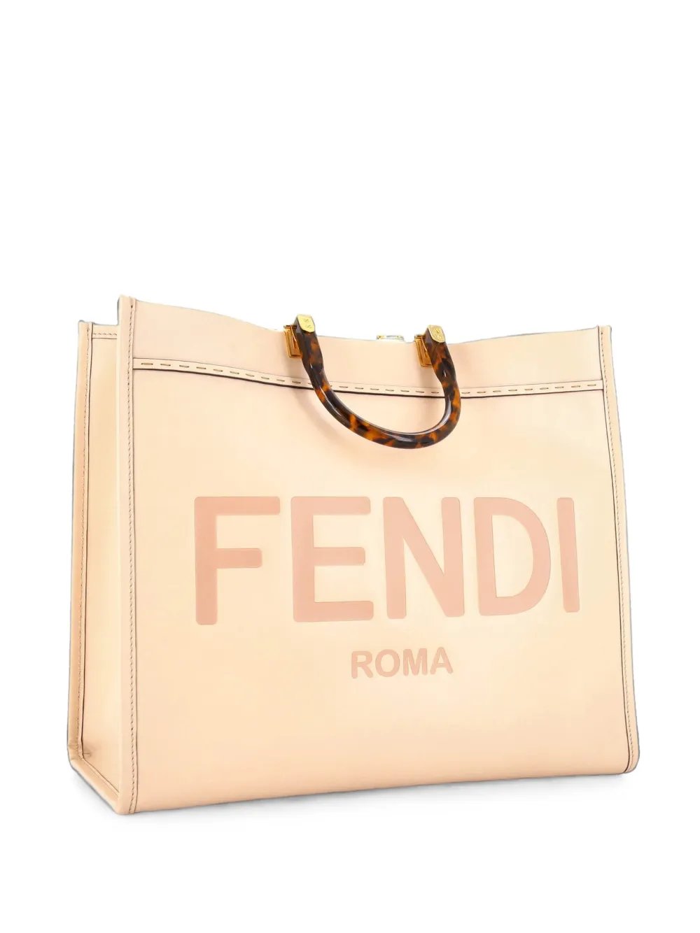 Sunshine Shopper Leather Large tote bag