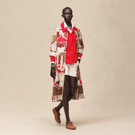 "Grand Manege" long trench coat