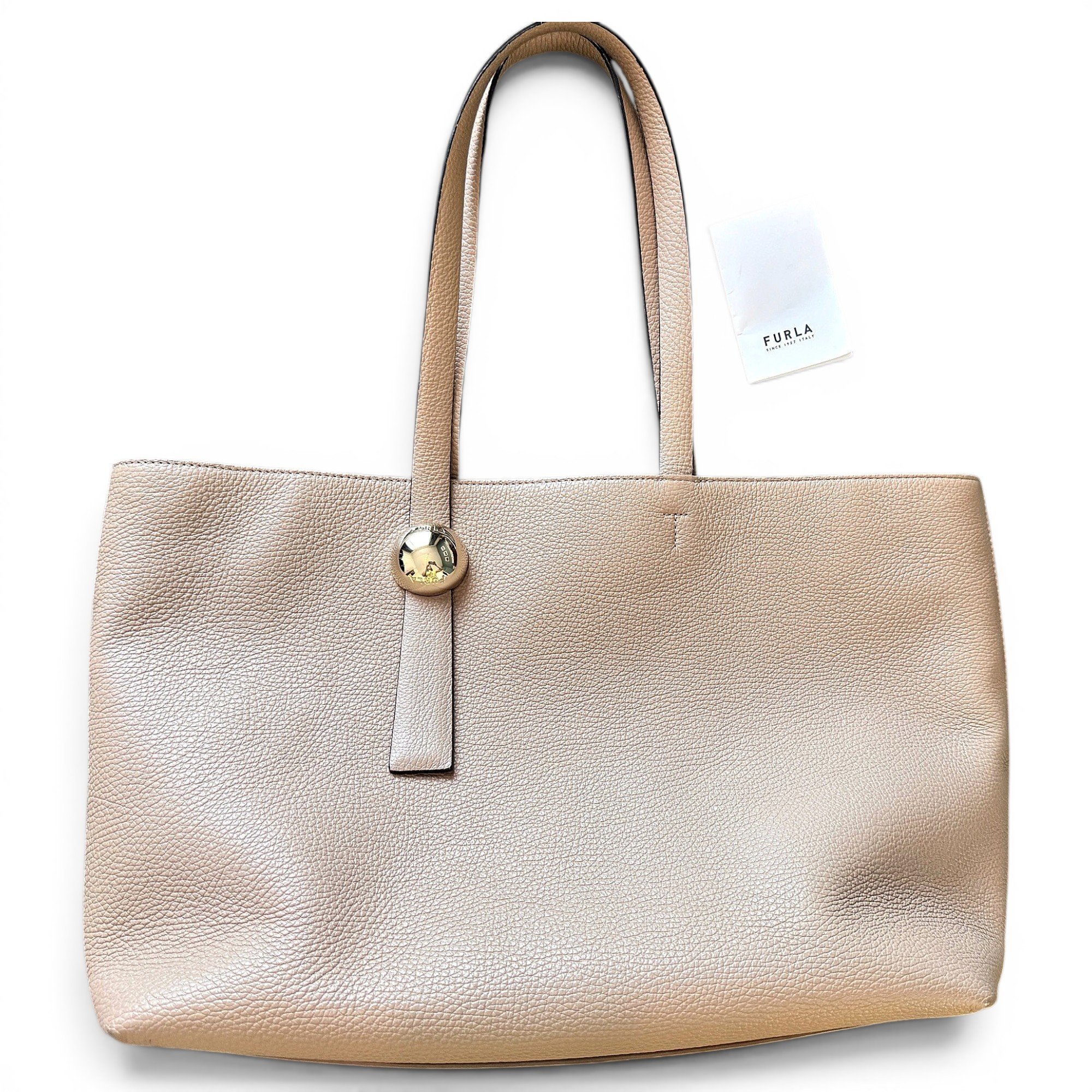 Leather tote