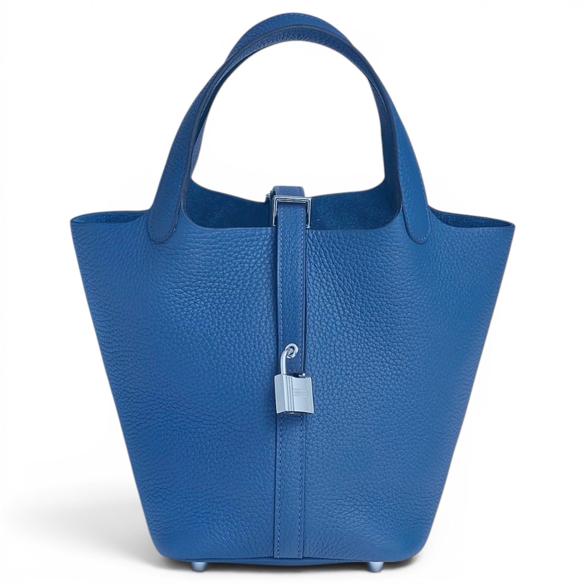 Picotin leather tote
