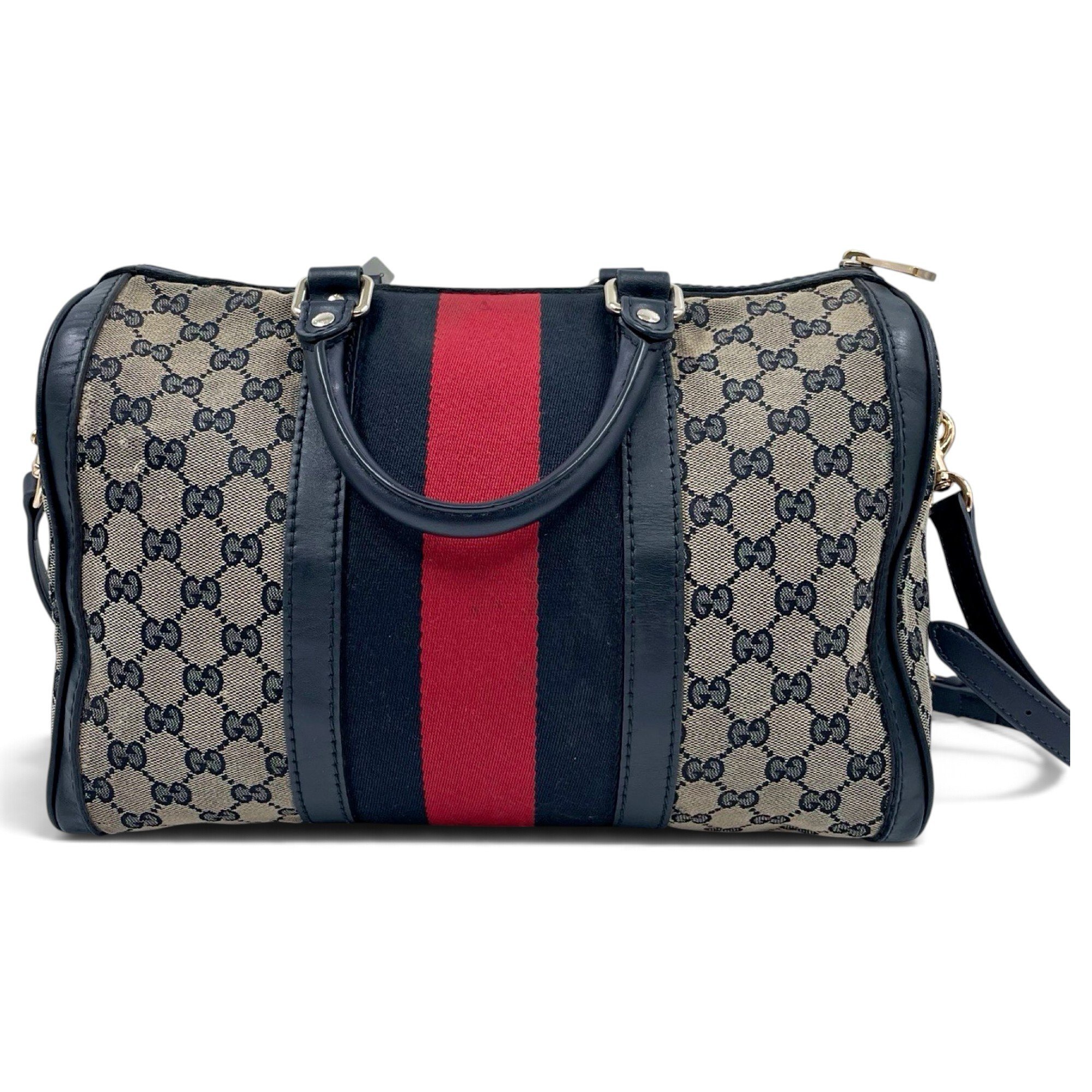 Ophidia Boston leather crossbody bag