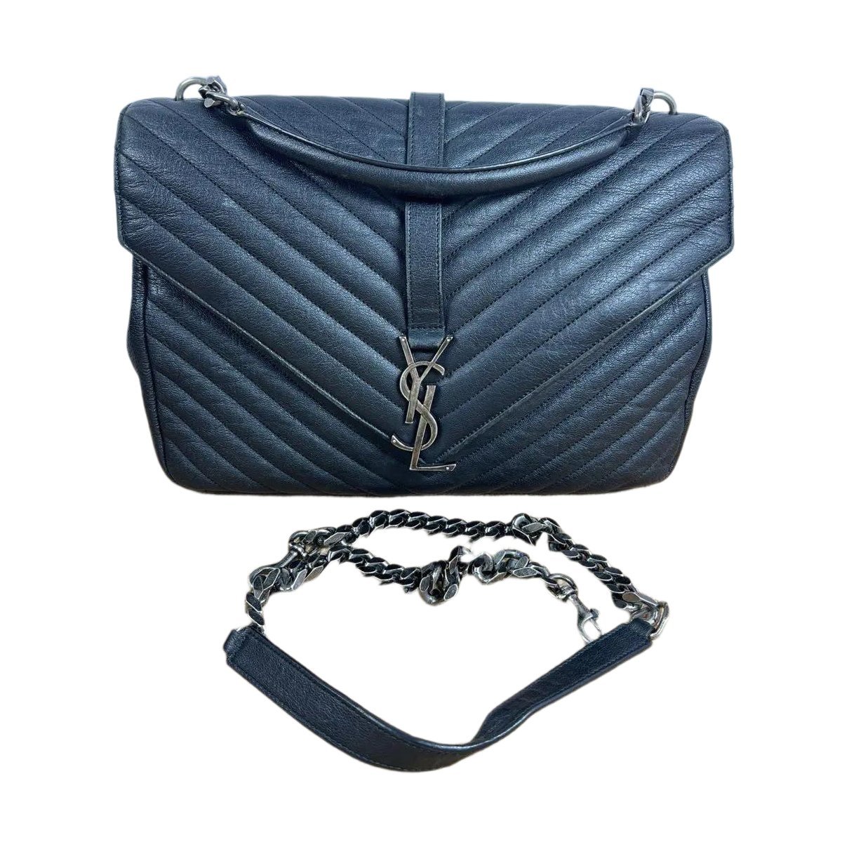 Collége monogramme leather handbag