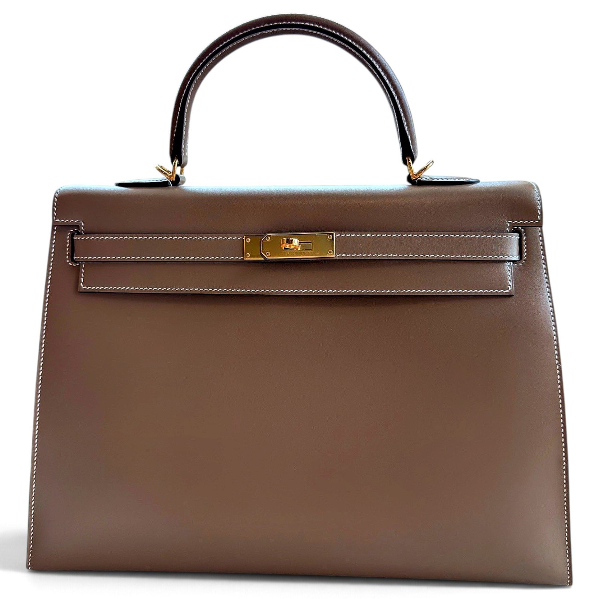 Kelly 35 leather handbag