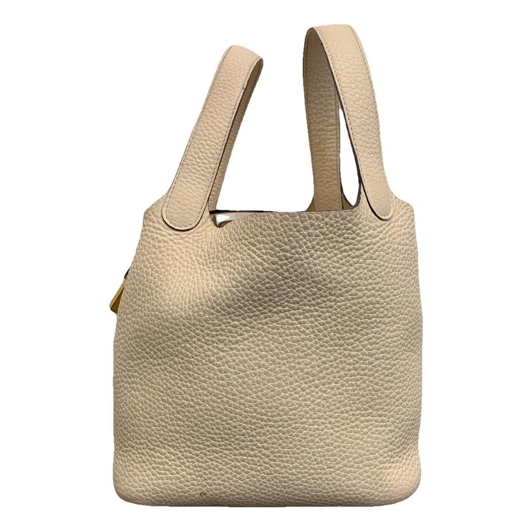Picotin leather handbag