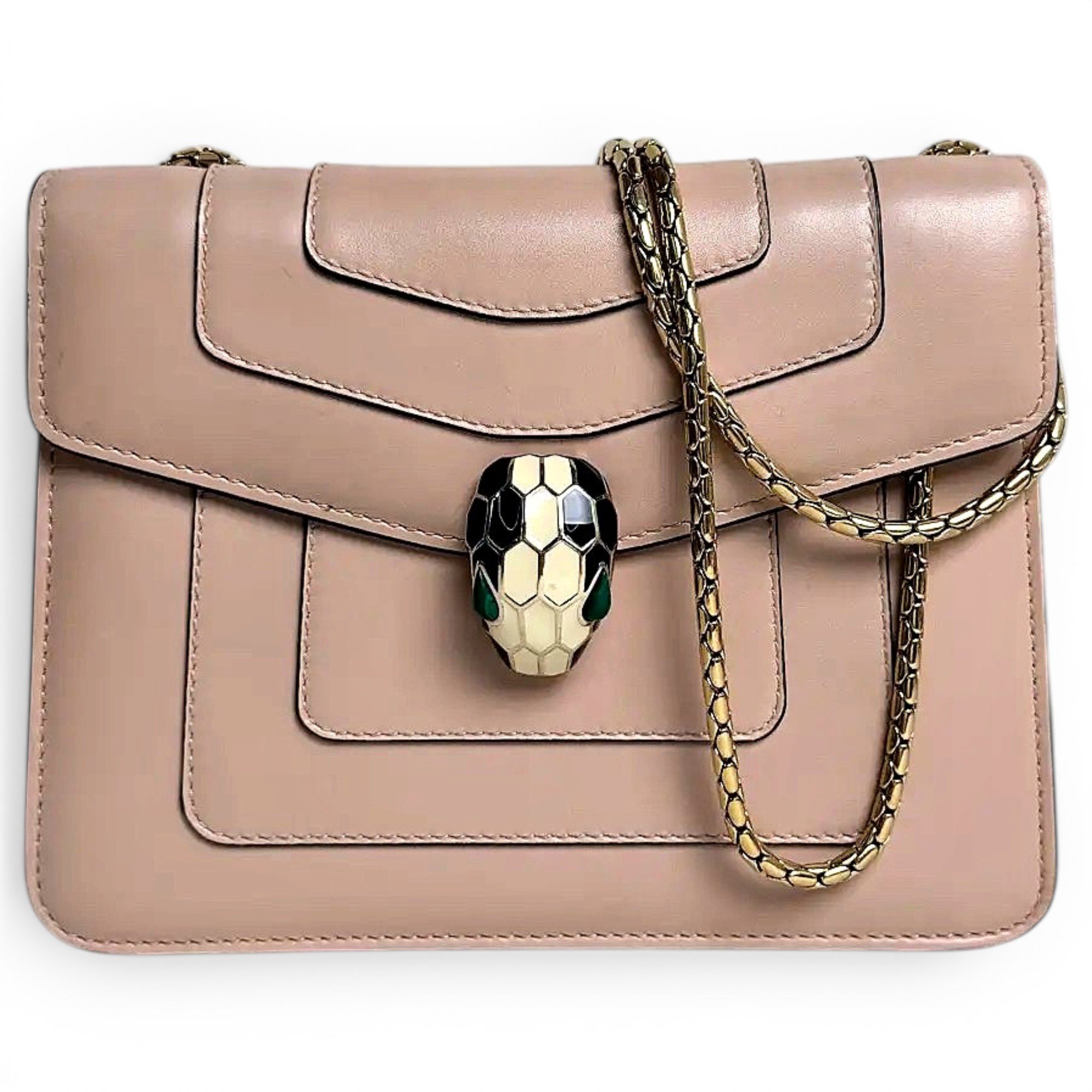 Serpenti leather crossbody bag