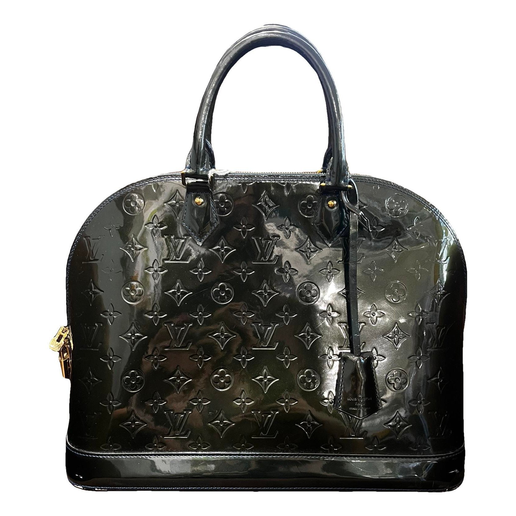Alma patent leather handbag