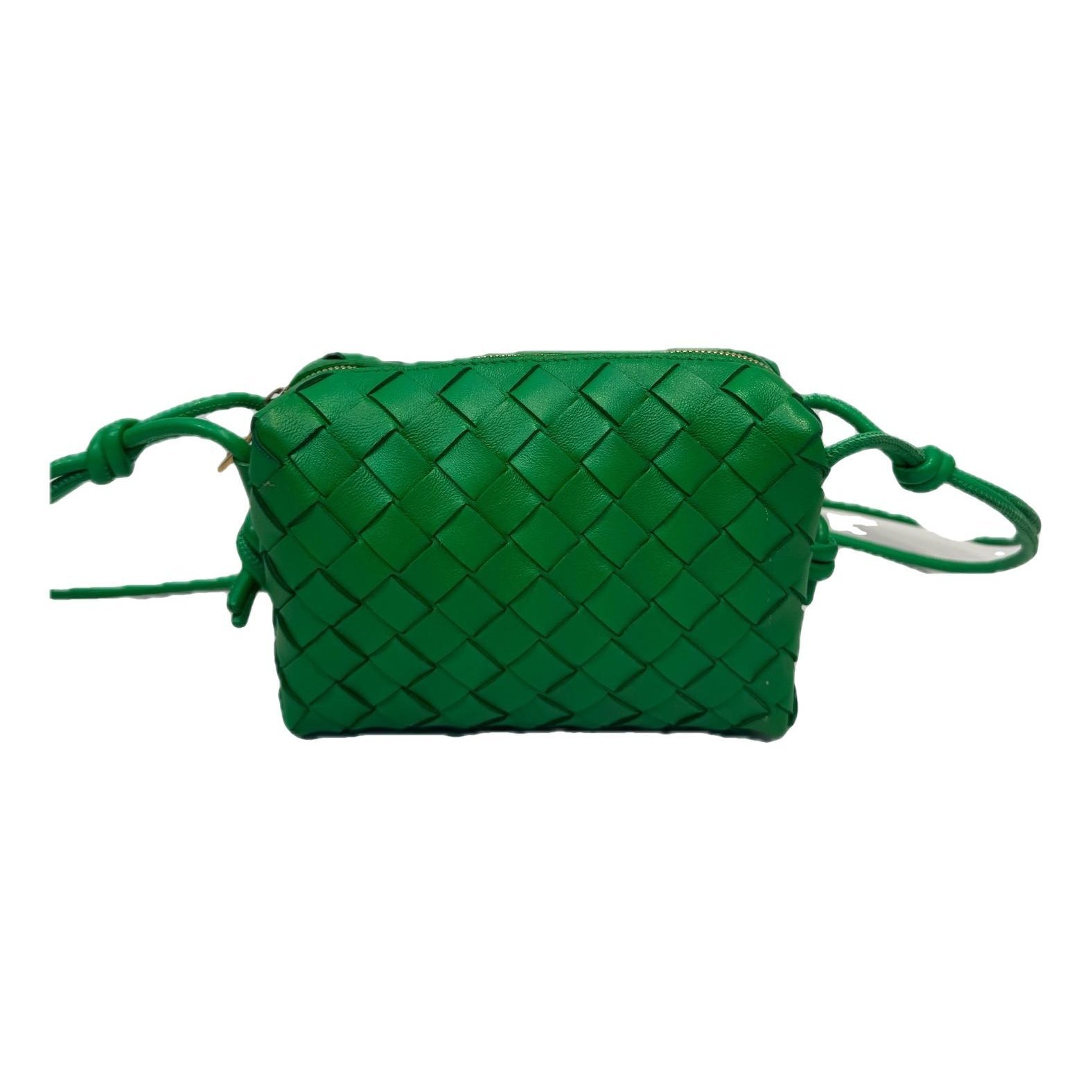 Loop leather handbag