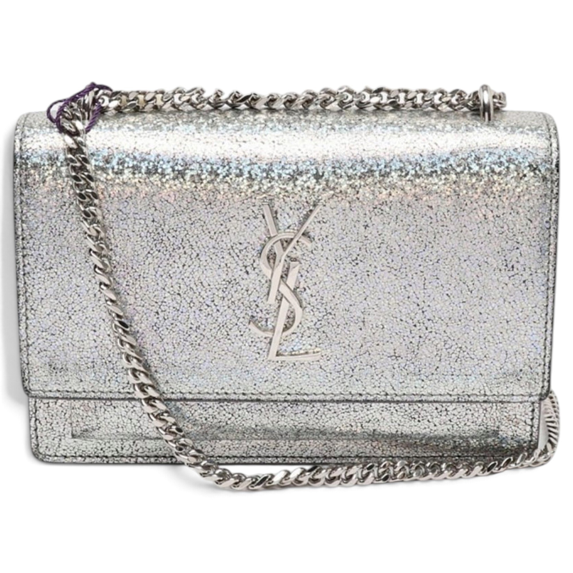 Saint Laurent Sunset glitter crossbody bag
