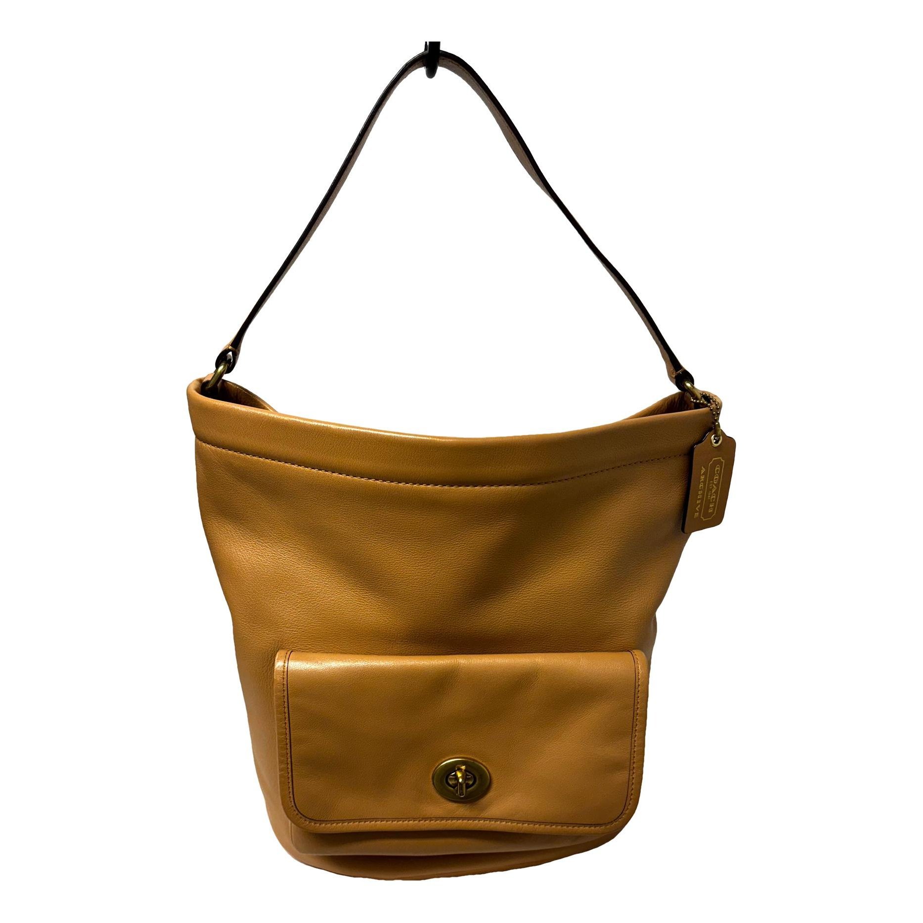 Leather tote
