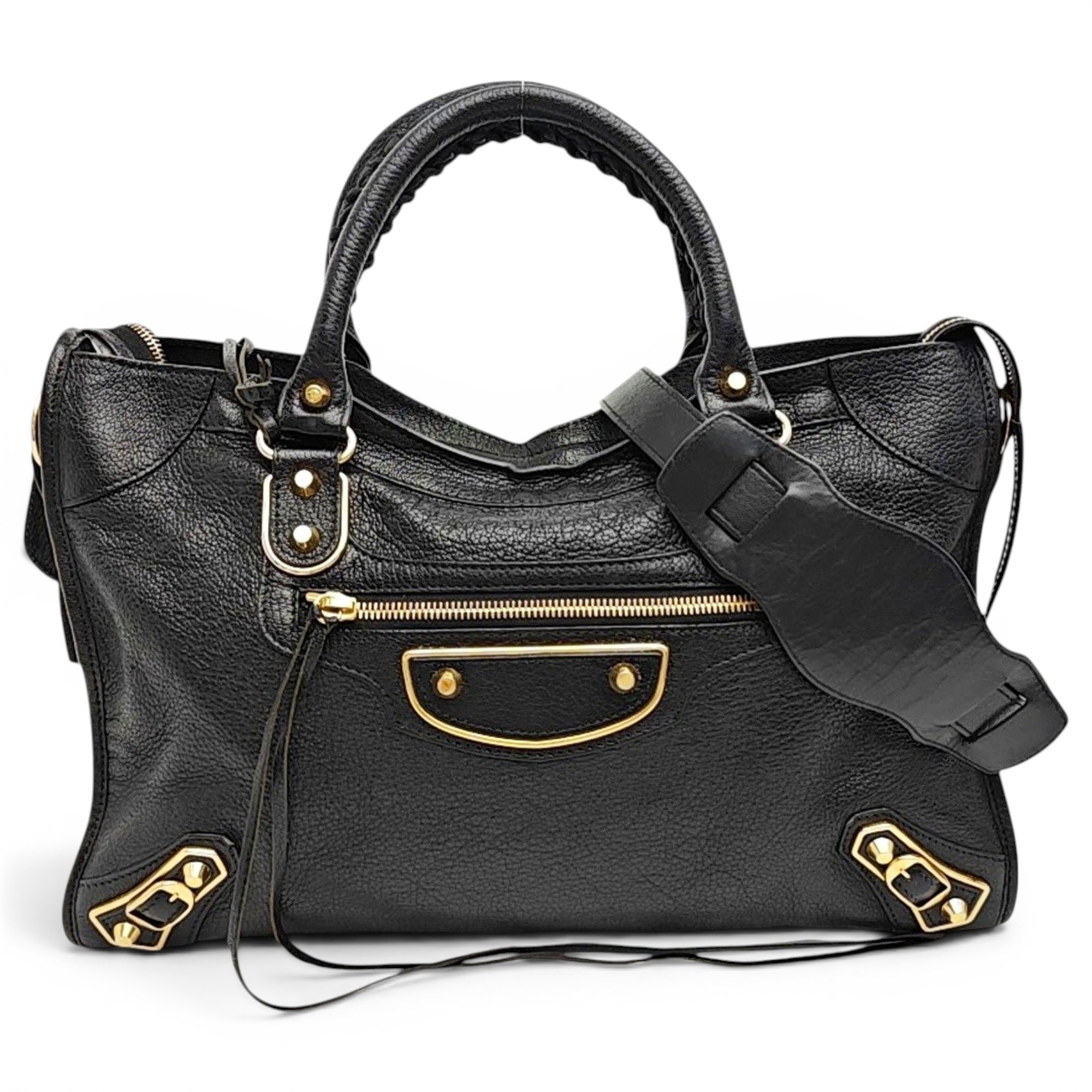 Leather handbag