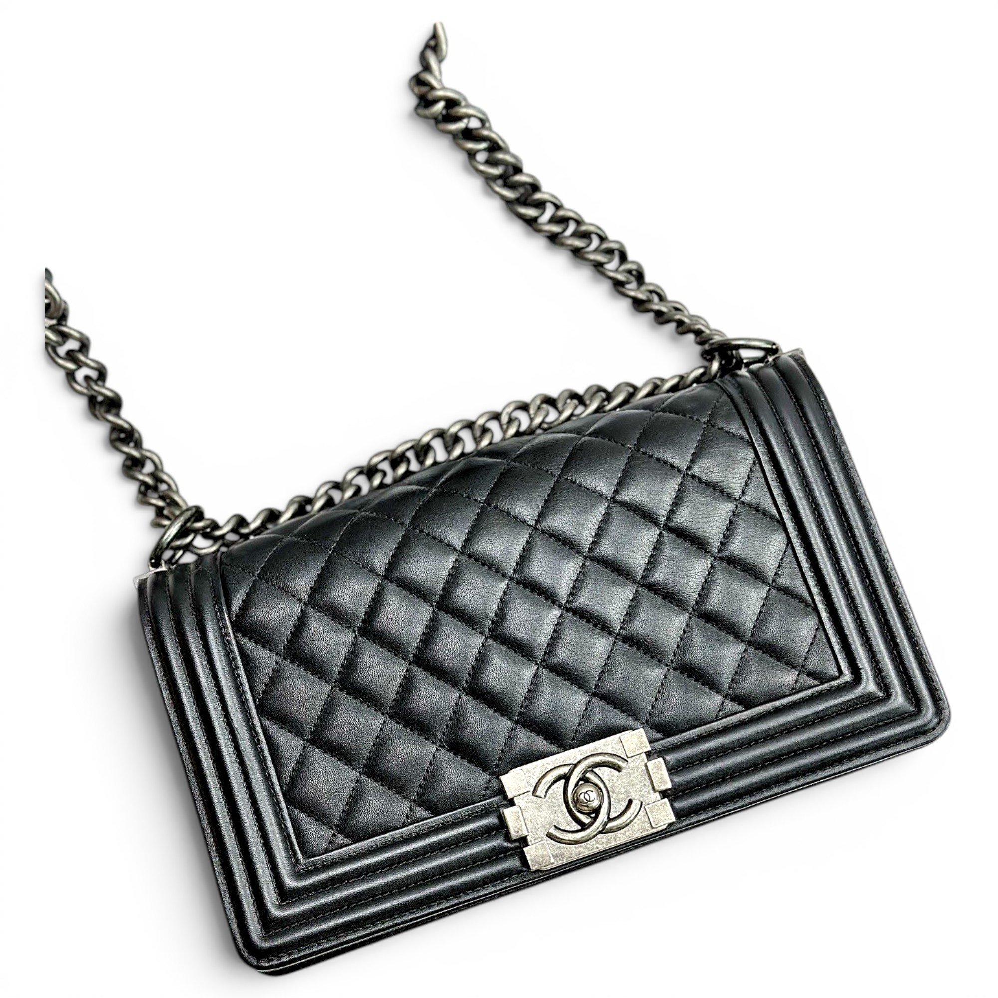 Boy leather crossbody bag