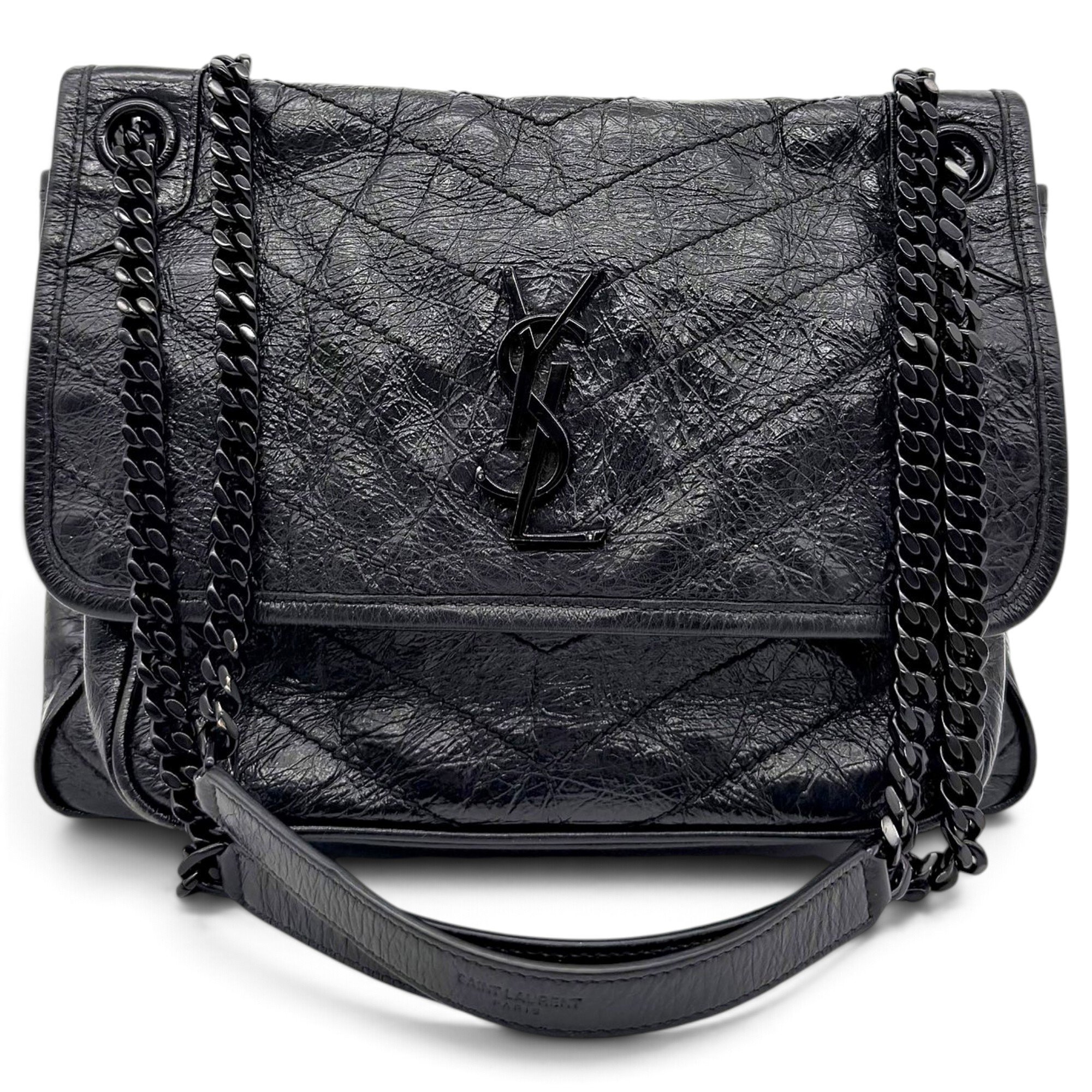 Niki leather crossbody bag