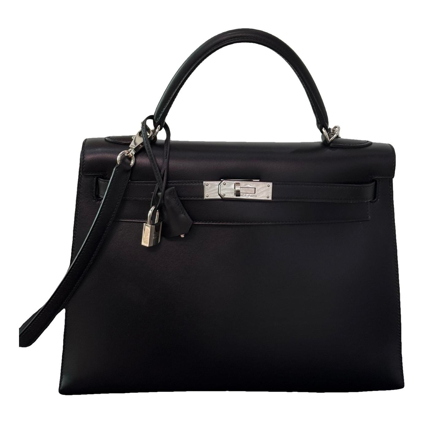 Kelly 32 leather handbag