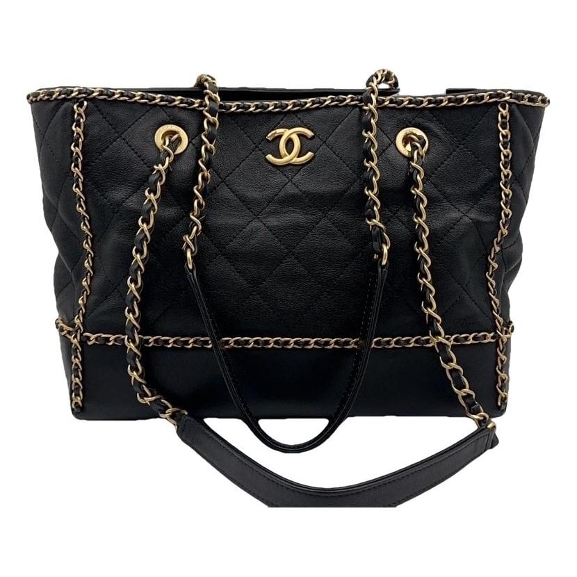 Grand shopping leather tote