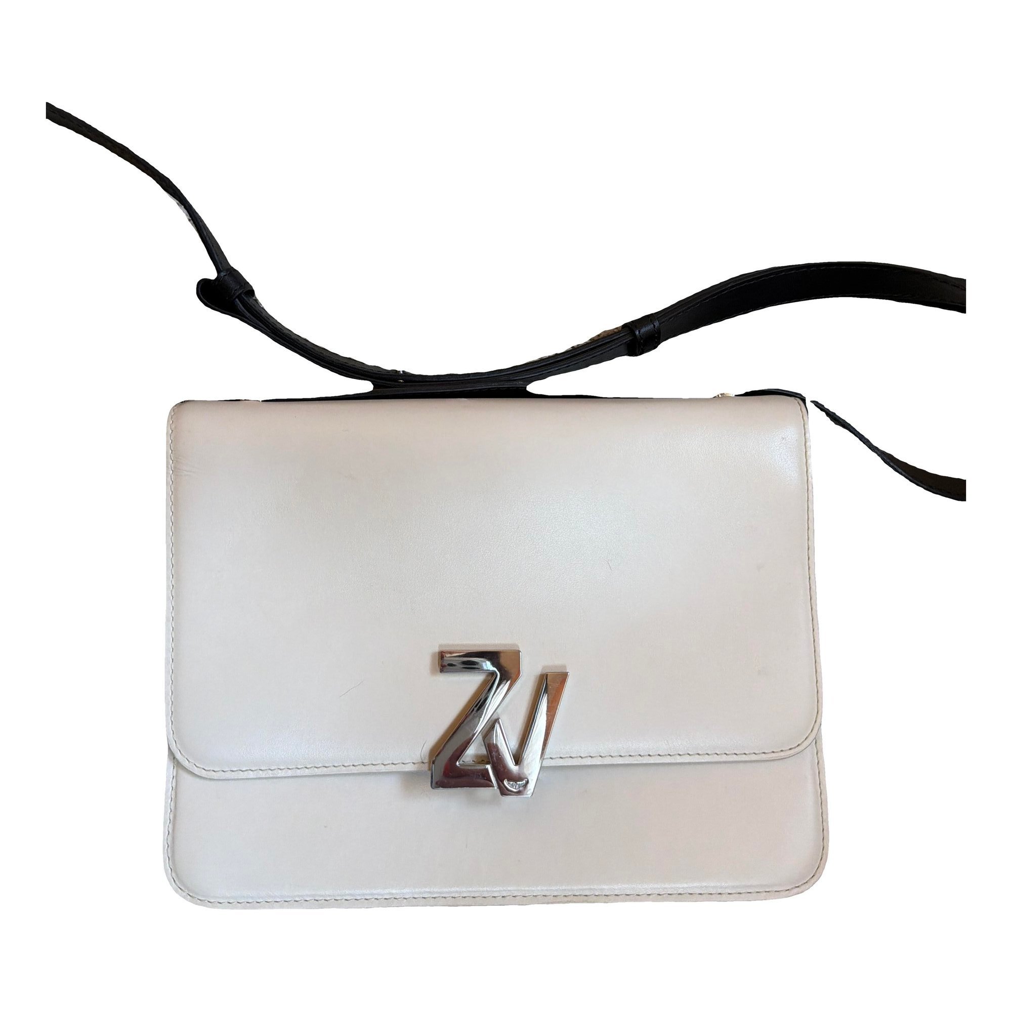 Leather clutch bag