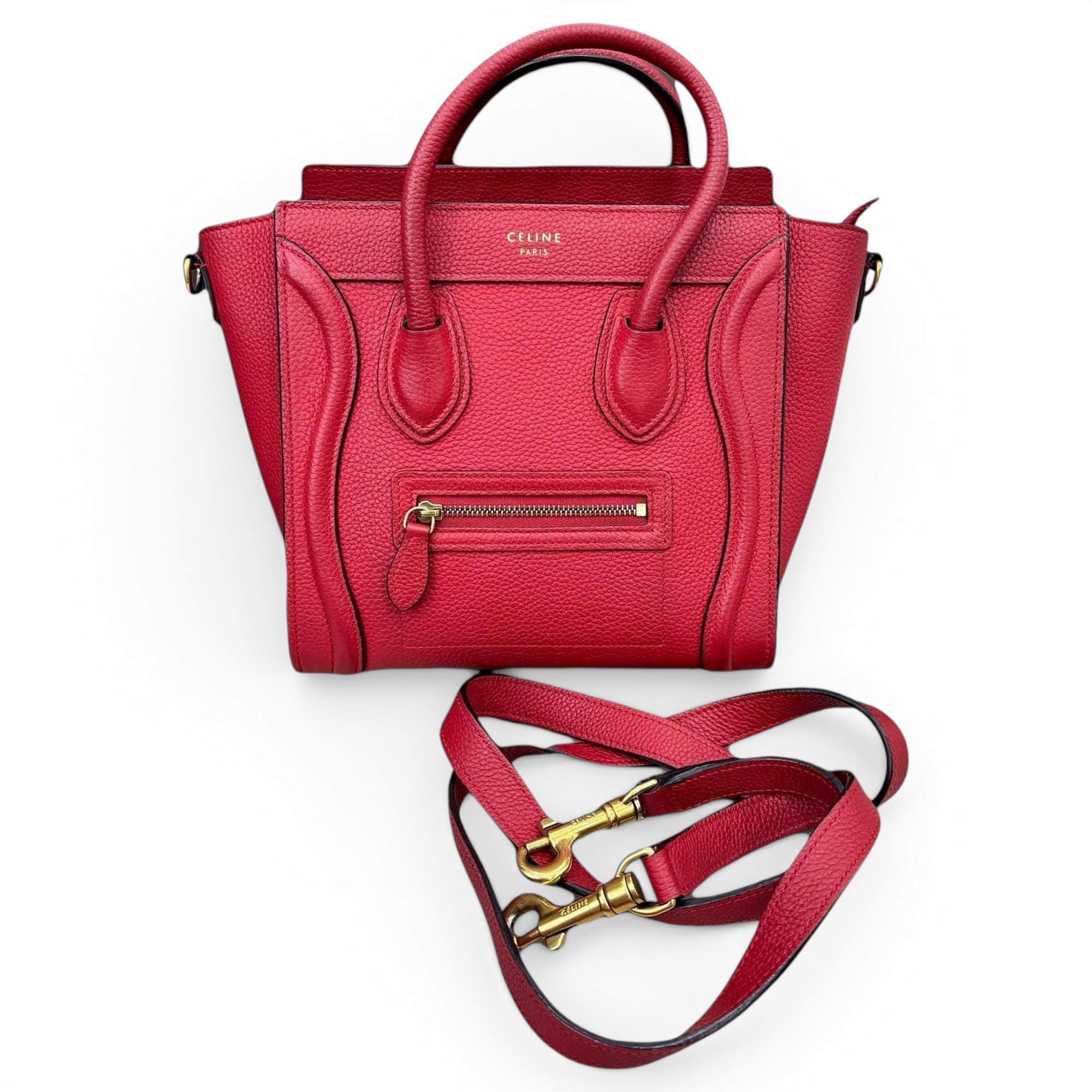 Nano Luggage leather handbag