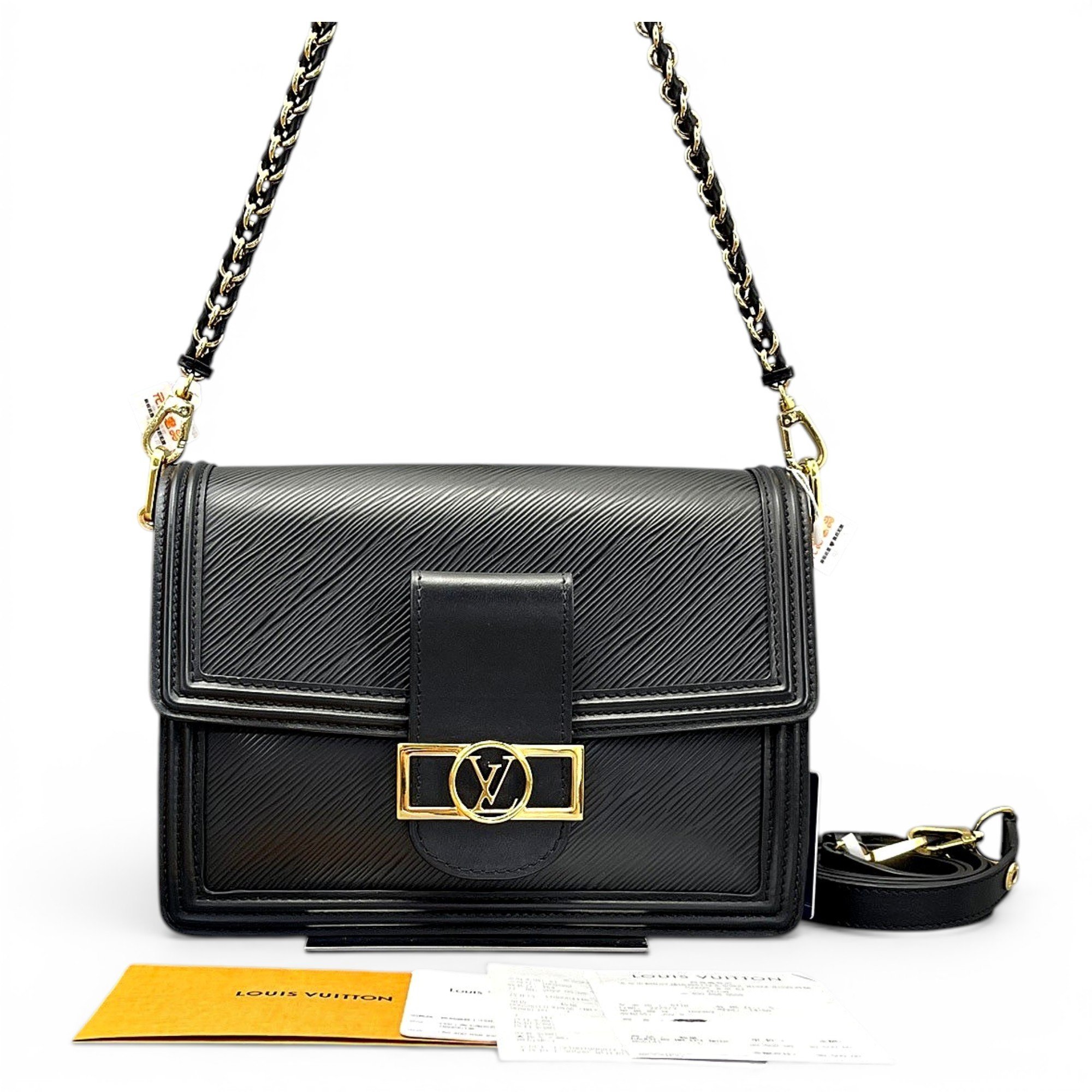 Twist leather handbag