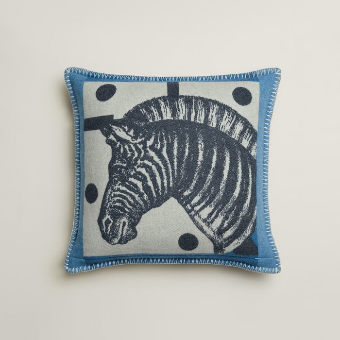 Bleu Zebre Zig Zag Pillow