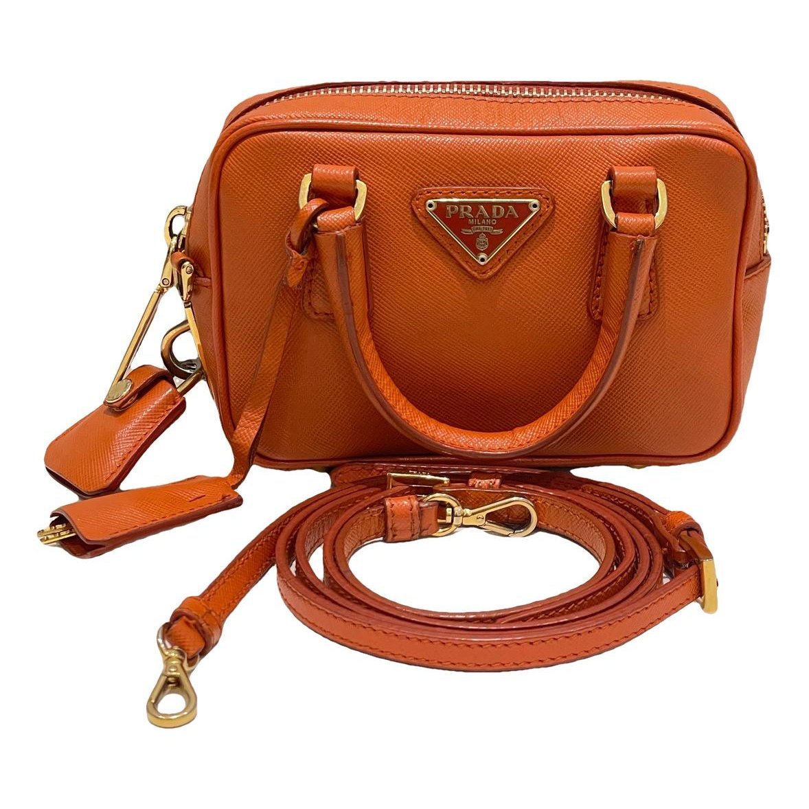 Promenade leather handbag