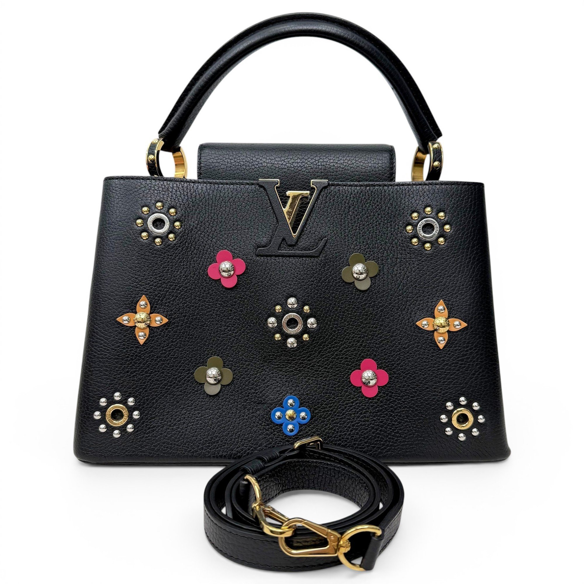 Capucines leather handbag