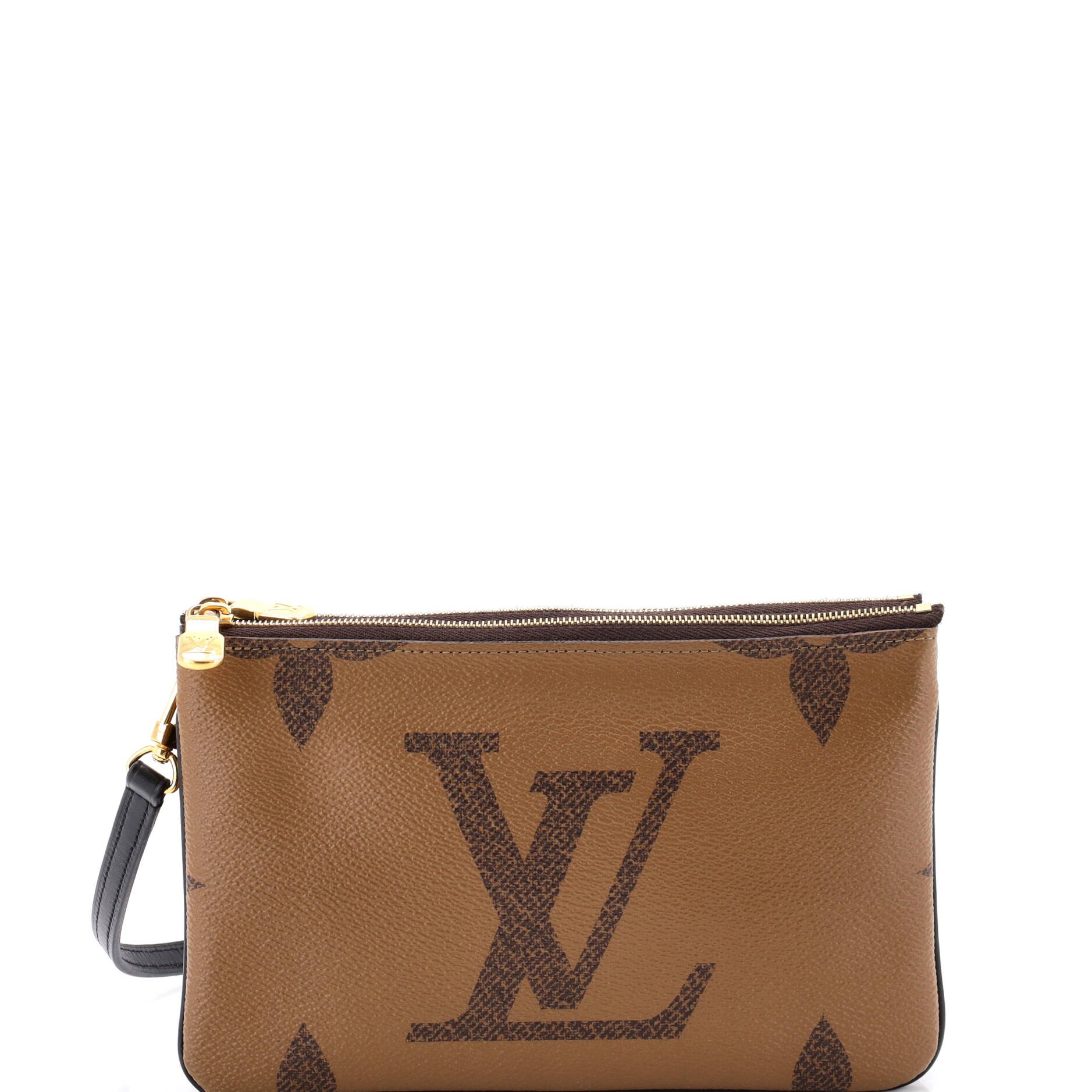 Double Zip Pochette Reverse Monogram Giant