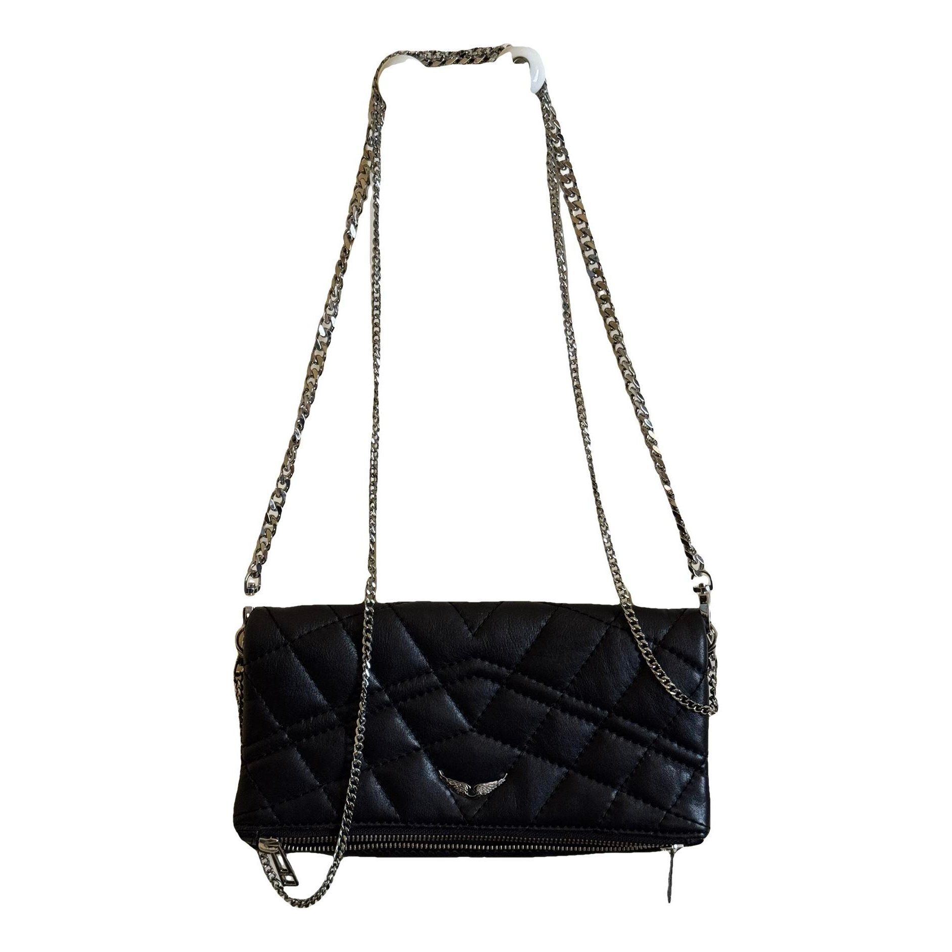 Rock leather crossbody bag