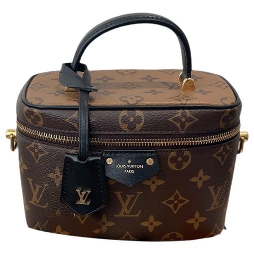 Vanity leather handbag