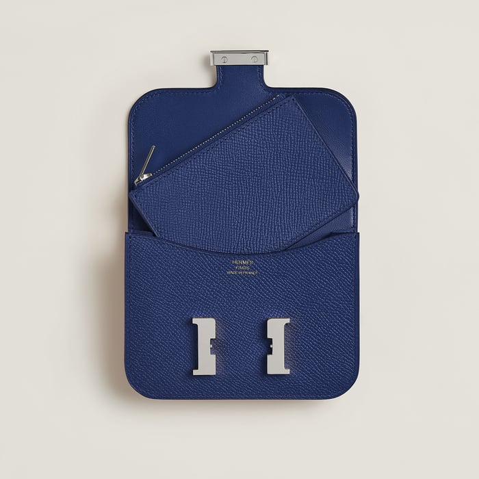 Bleu Saphir Constance Slim Wallet