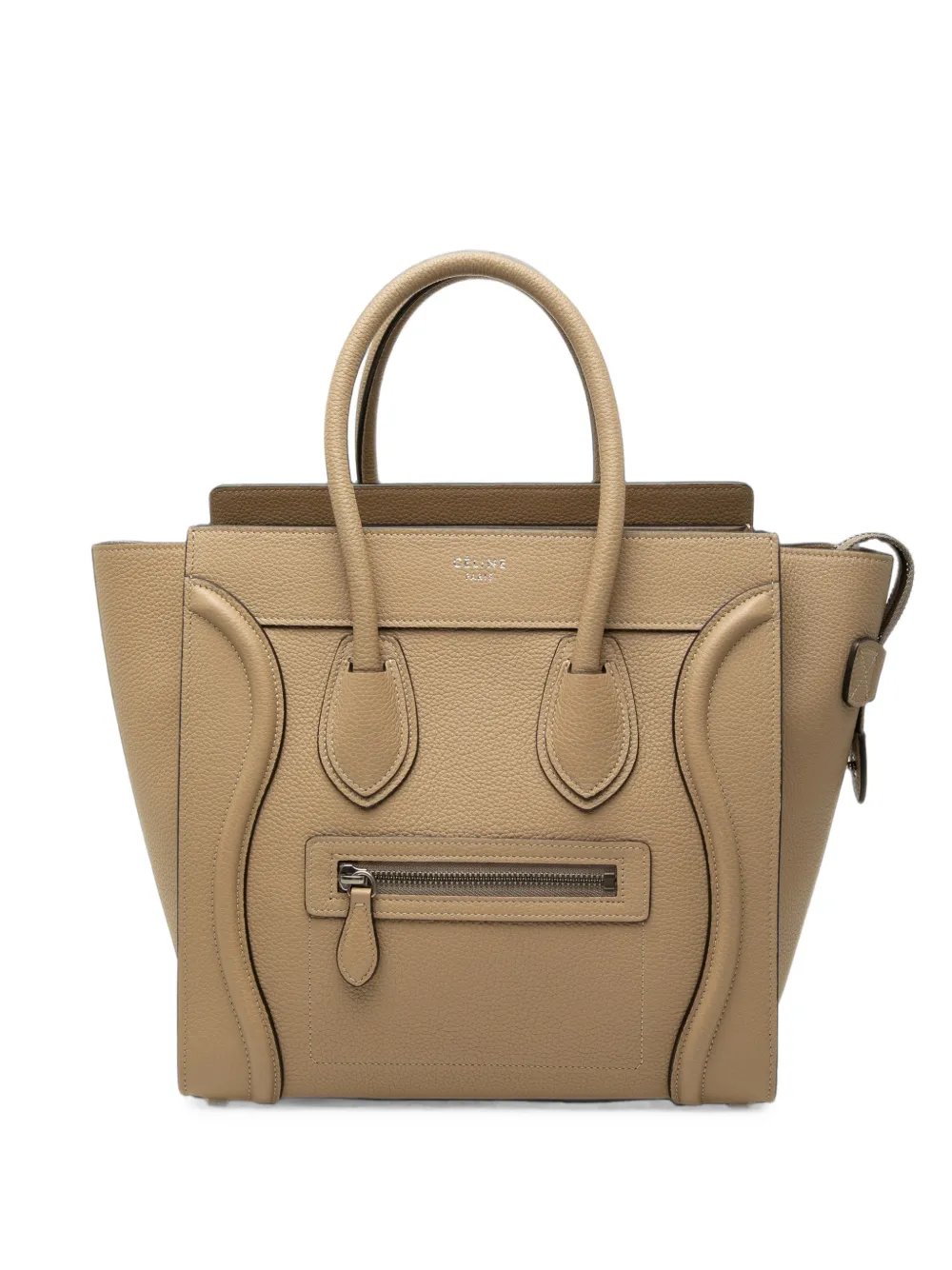 2015 Micro Drummed Calfskin Luggage tote bag