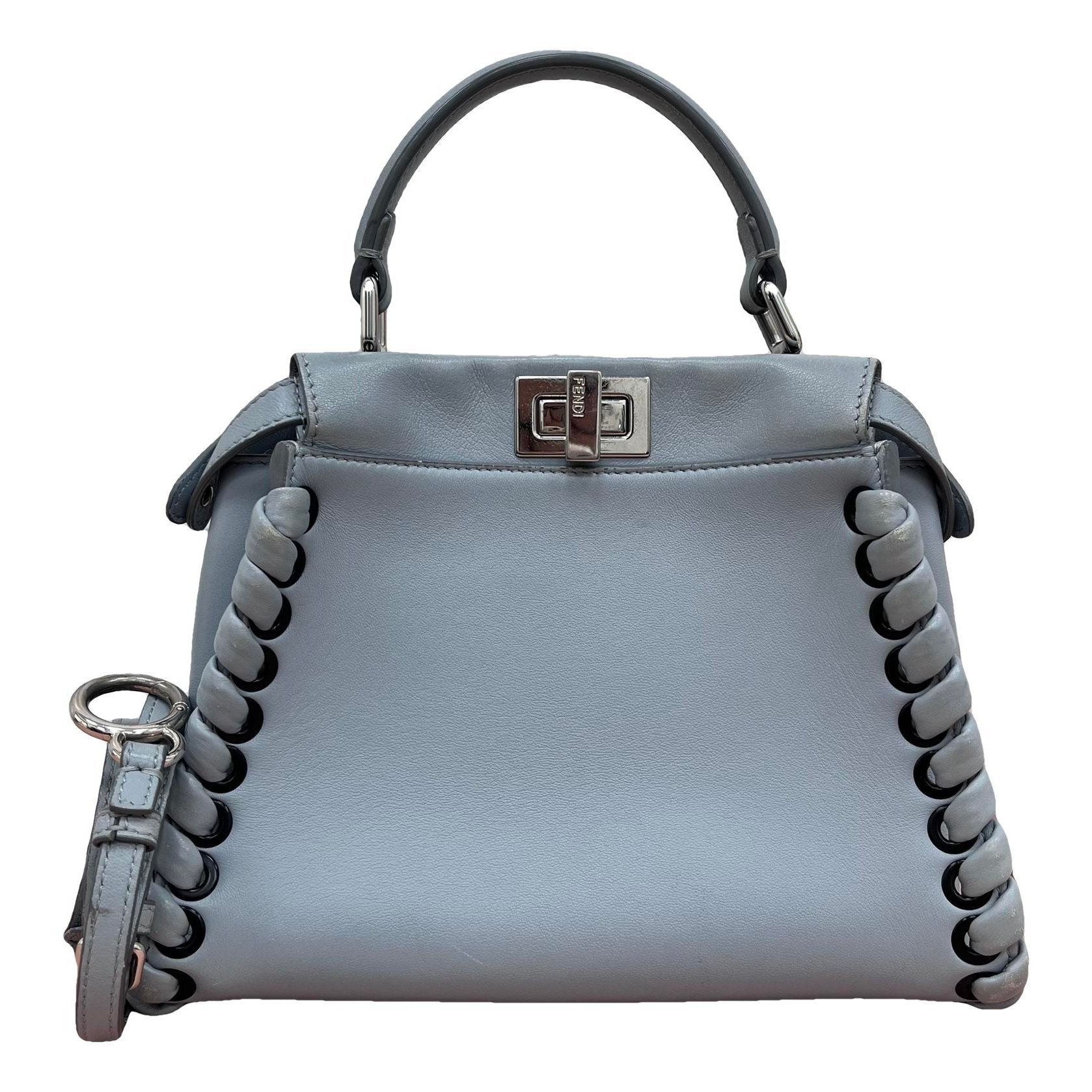 Peekaboo leather handbag