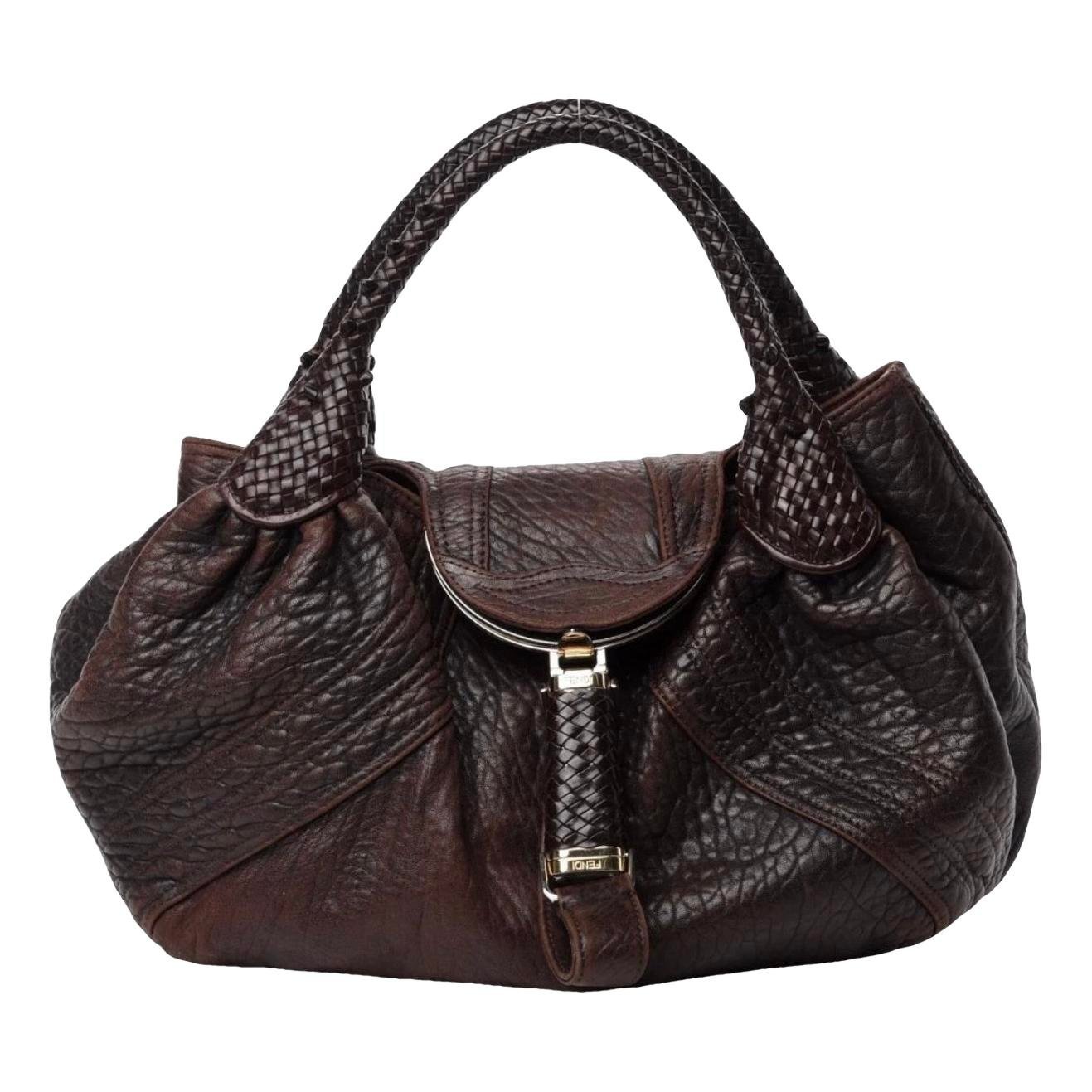 Spy leather handbag