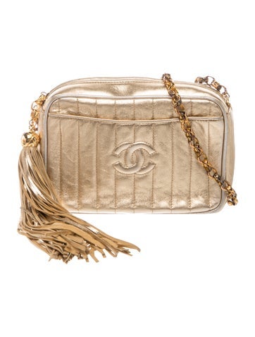 Quilted Tassel Camera Bag